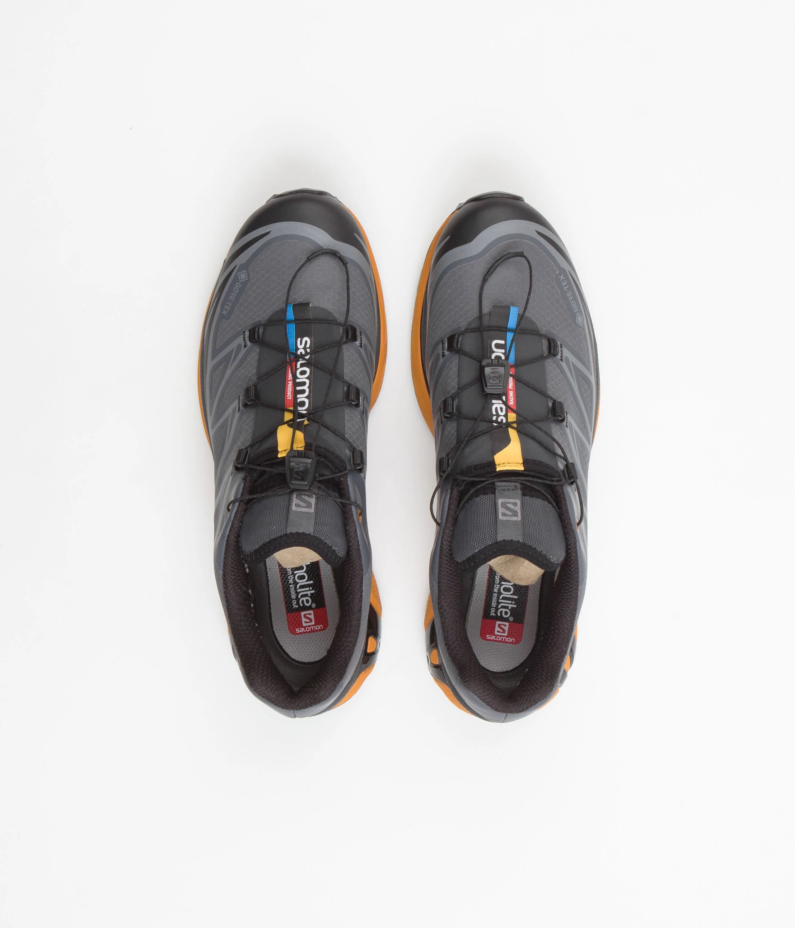 Salomon XT-6 GTX Utility Shoes - Black / Ebony / Marmalade - Image 7