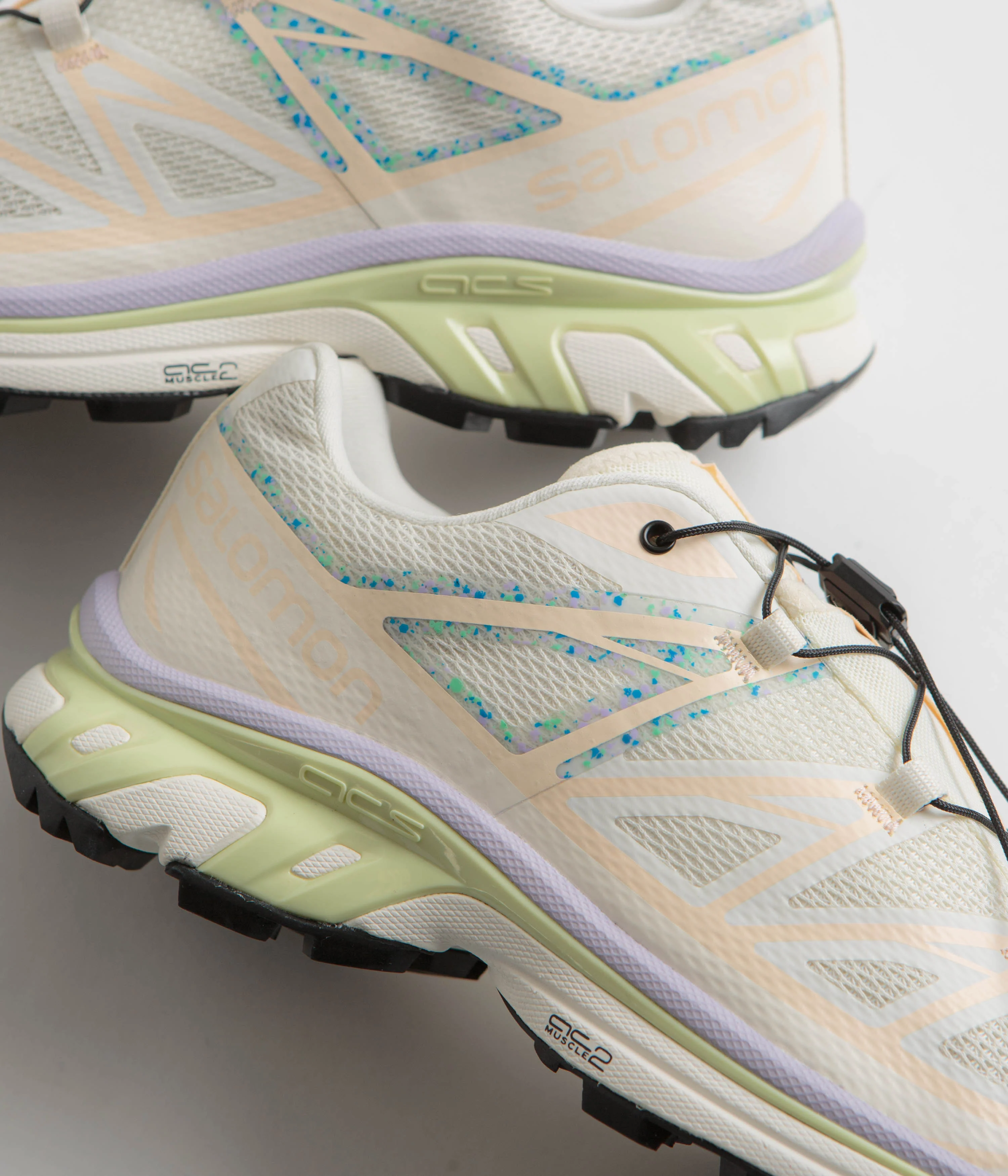 Salomon XT-6 Mindful 3 Shoes - Vanilla Ice / Cloud Pink / Orchid Petal - Image 3