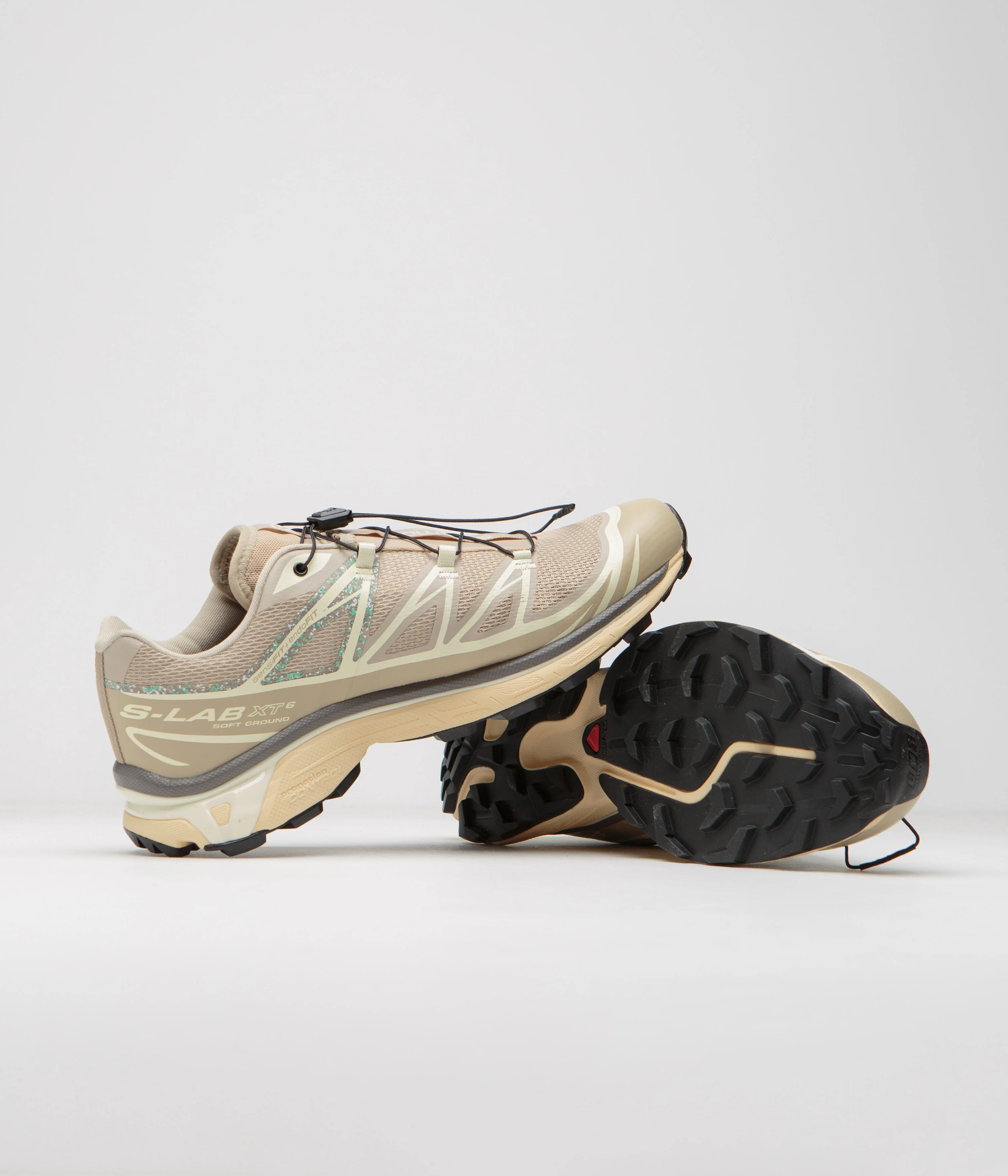 Salomon XT-6 Mindful 3 Shoes - White Pepper / Transparent Yellow / Falcon - Image 5