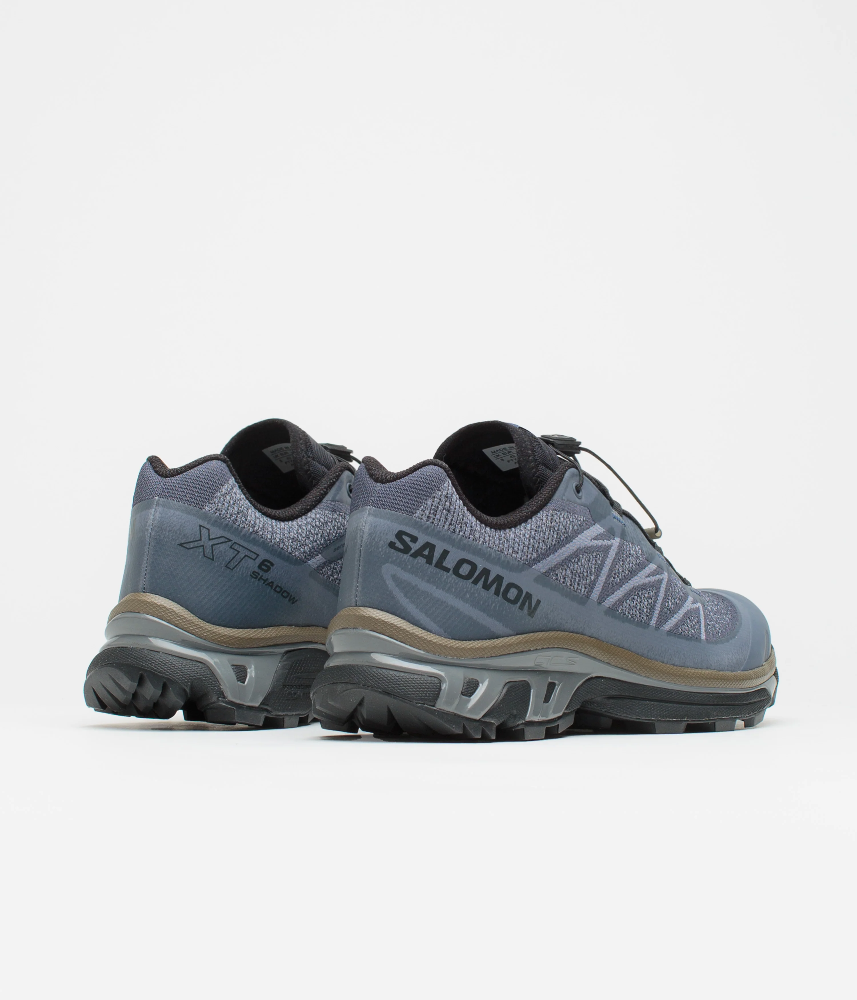 Salomon XT-6 Shadow Shoes - Blue Nights / Grisaille / Stone Gray - Image 4
