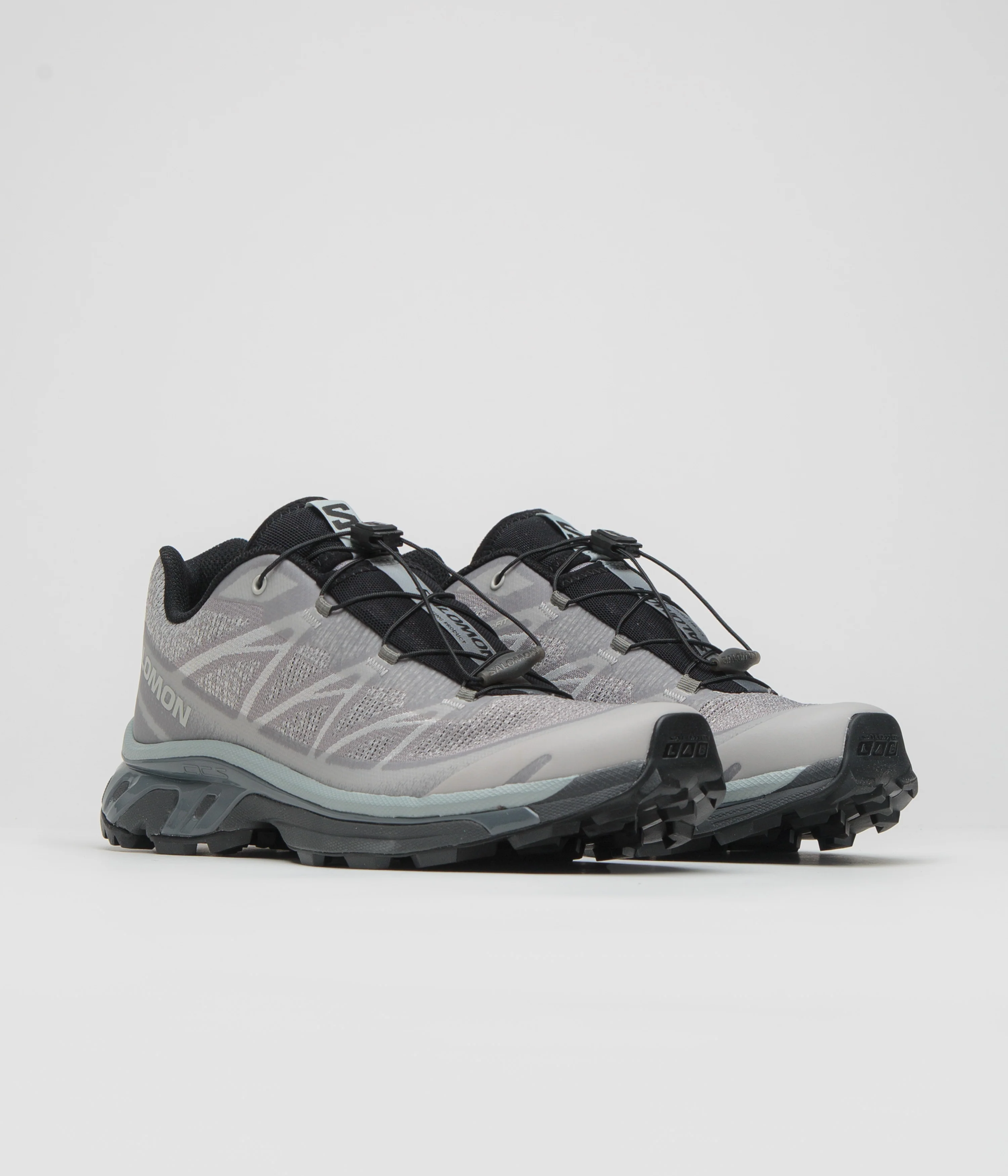Salomon XT-6 Shadow Shoes - Gull / Gray Violet / Quarry - Image 2