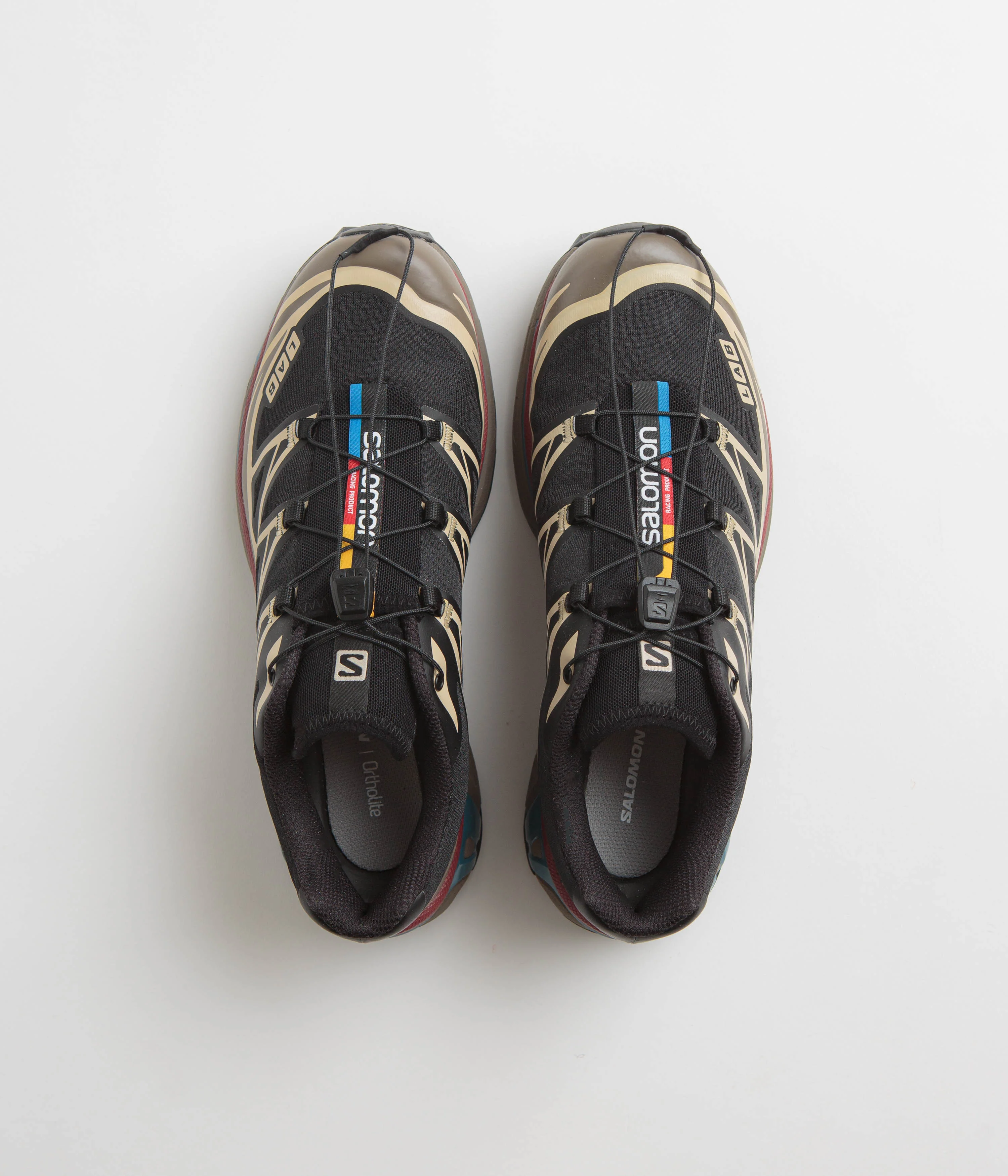 Salomon XT-6 Shoes - Black / Falcon / Cow Hide - Image 7
