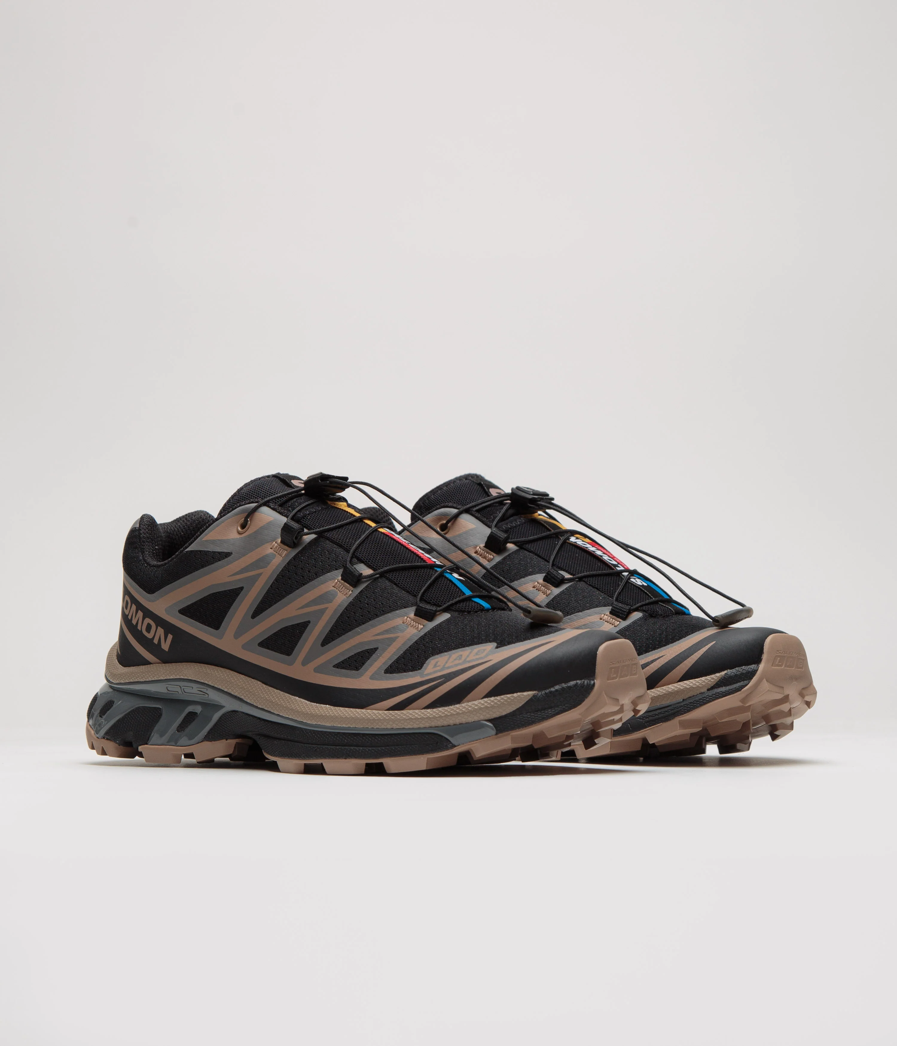 Salomon XT-6 Shoes - Black / Portabella / Pewter - Image 2