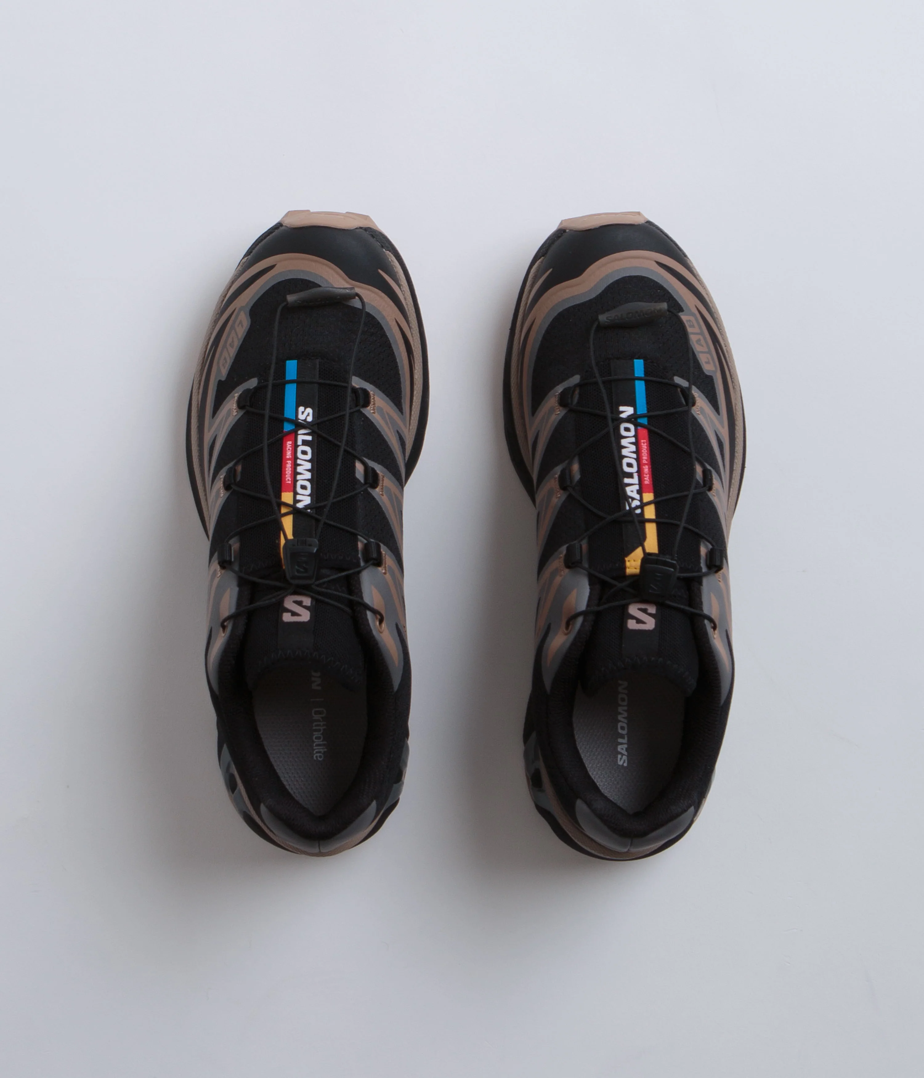 Salomon XT-6 Shoes - Black / Portabella / Pewter - Image 6