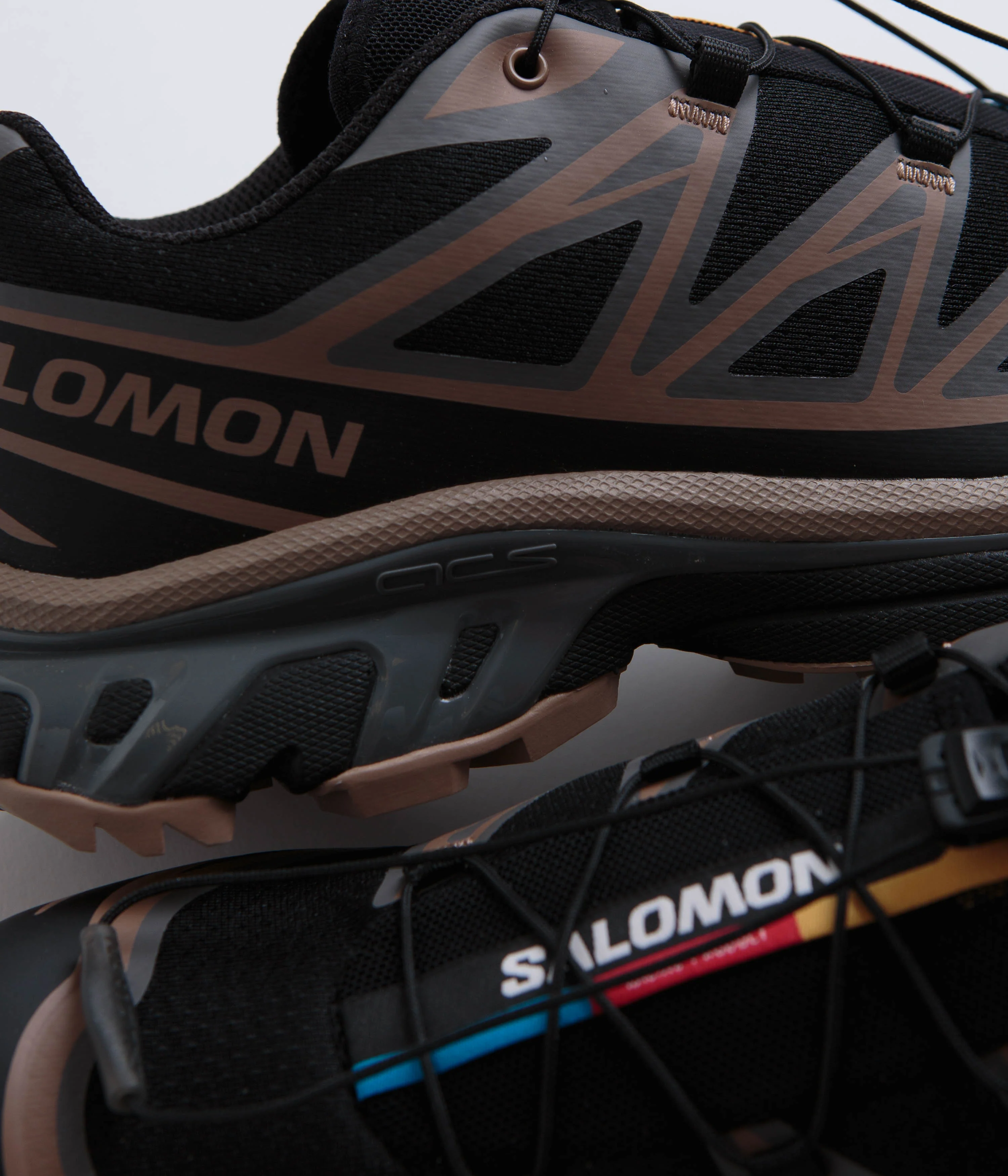 Salomon XT-6 Shoes - Black / Portabella / Pewter - Image 7