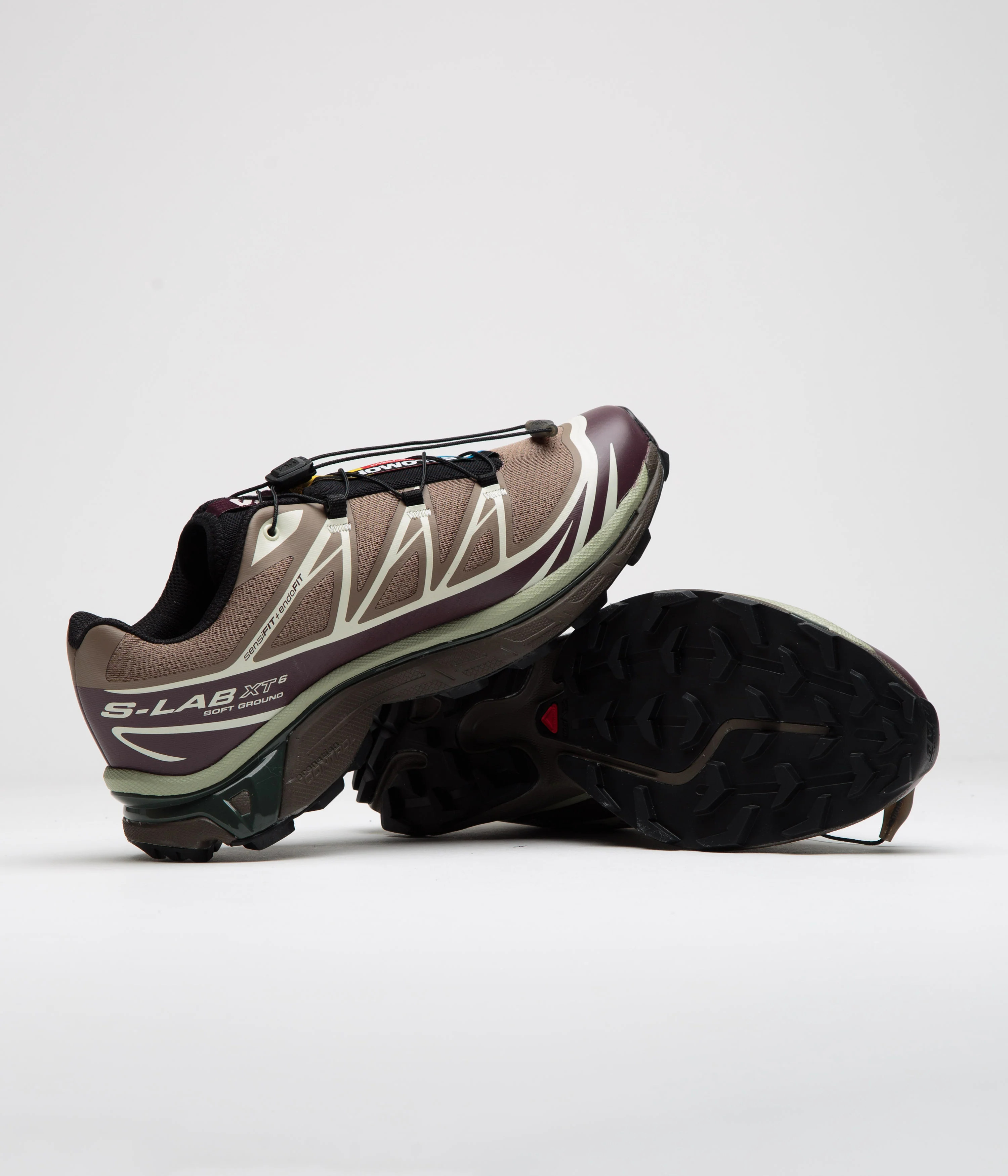 Salomon XT-6 Shoes - Walnut / Huckleberry / Urban Chic - Image 5