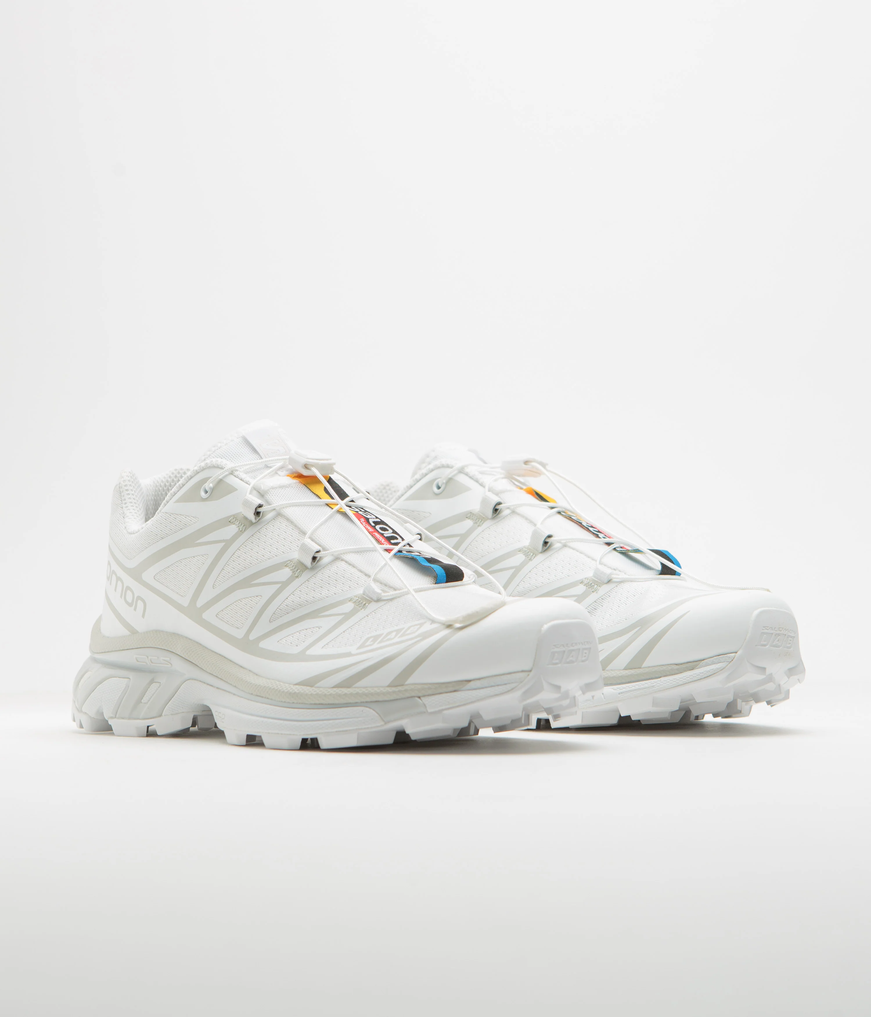 Salomon XT-6 Shoes - White / White / Lunar Rock - Image 2