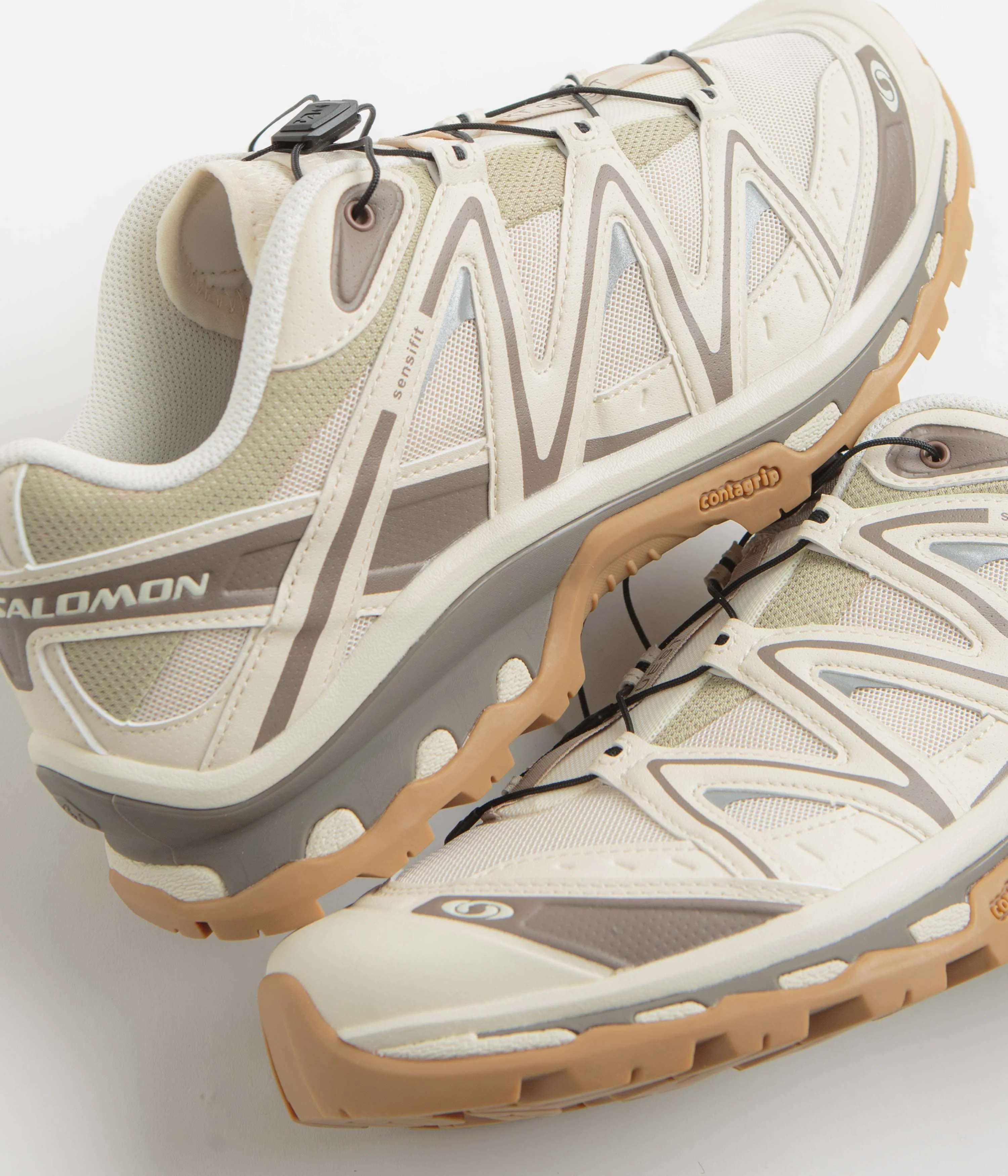 Salomon XT-Quest Shoes - Almond Milk / Falcon / White Pepper - Image 3