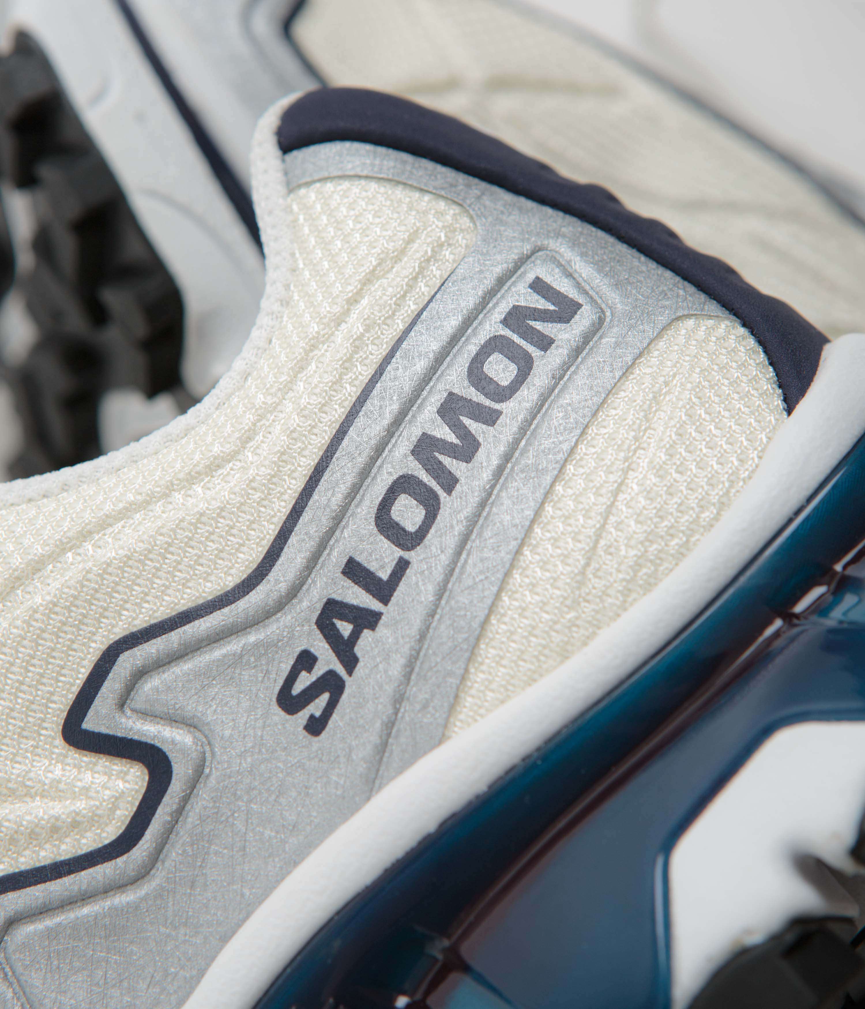 Salomon XT-Slate Shoes - Vanilla Ice / Silver / Maritime Blue - Image 4