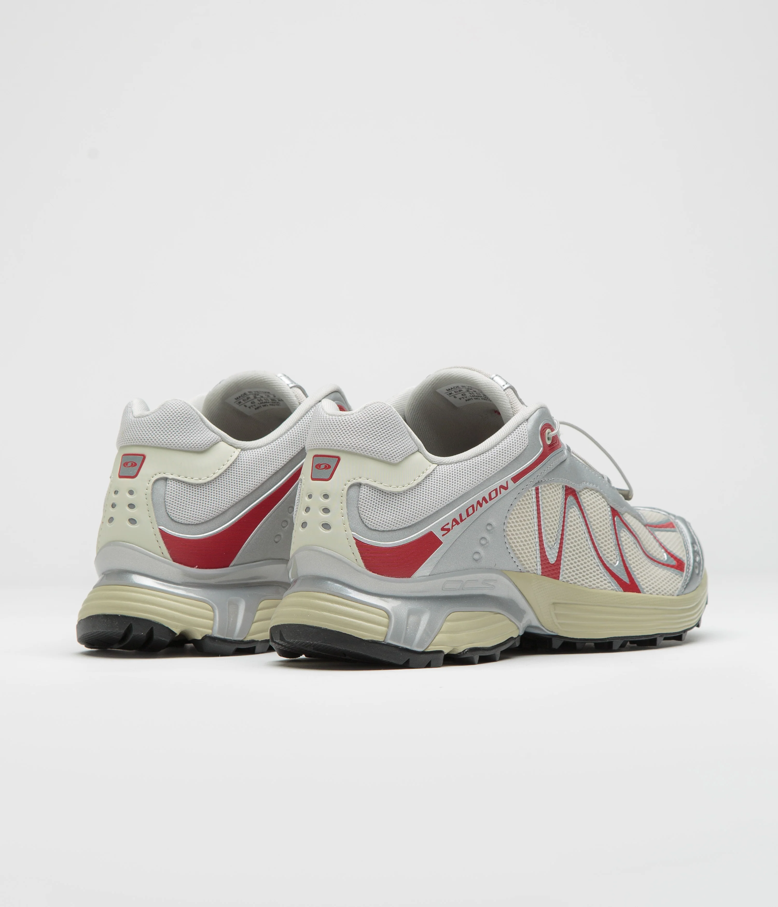 Salomon XT-Whisper Shoes - Almond Milk / FTW Silver / Lava Falls - Image 4