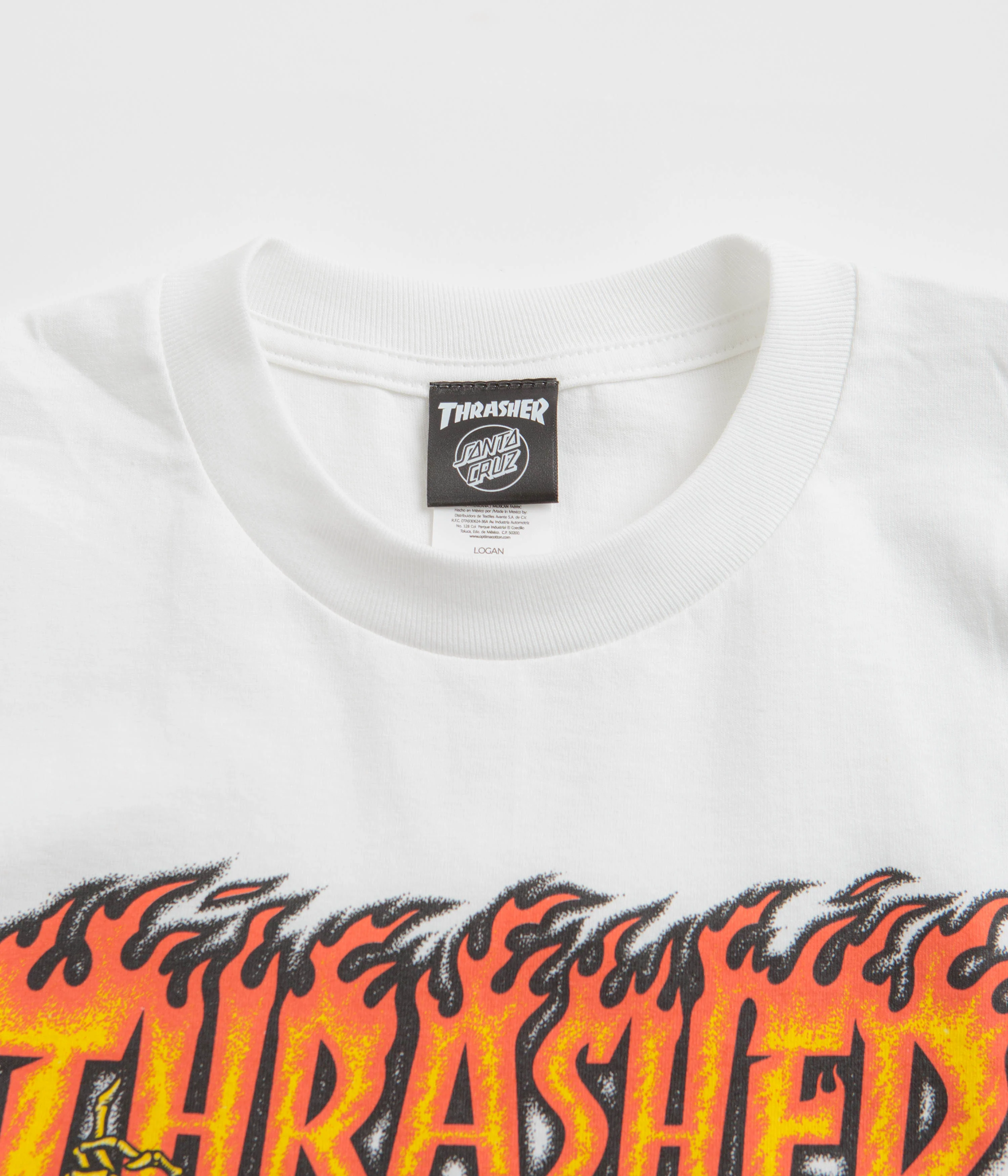 Santa Cruz x Thrasher O'Brien Reaper T-Shirt - White - Image 2