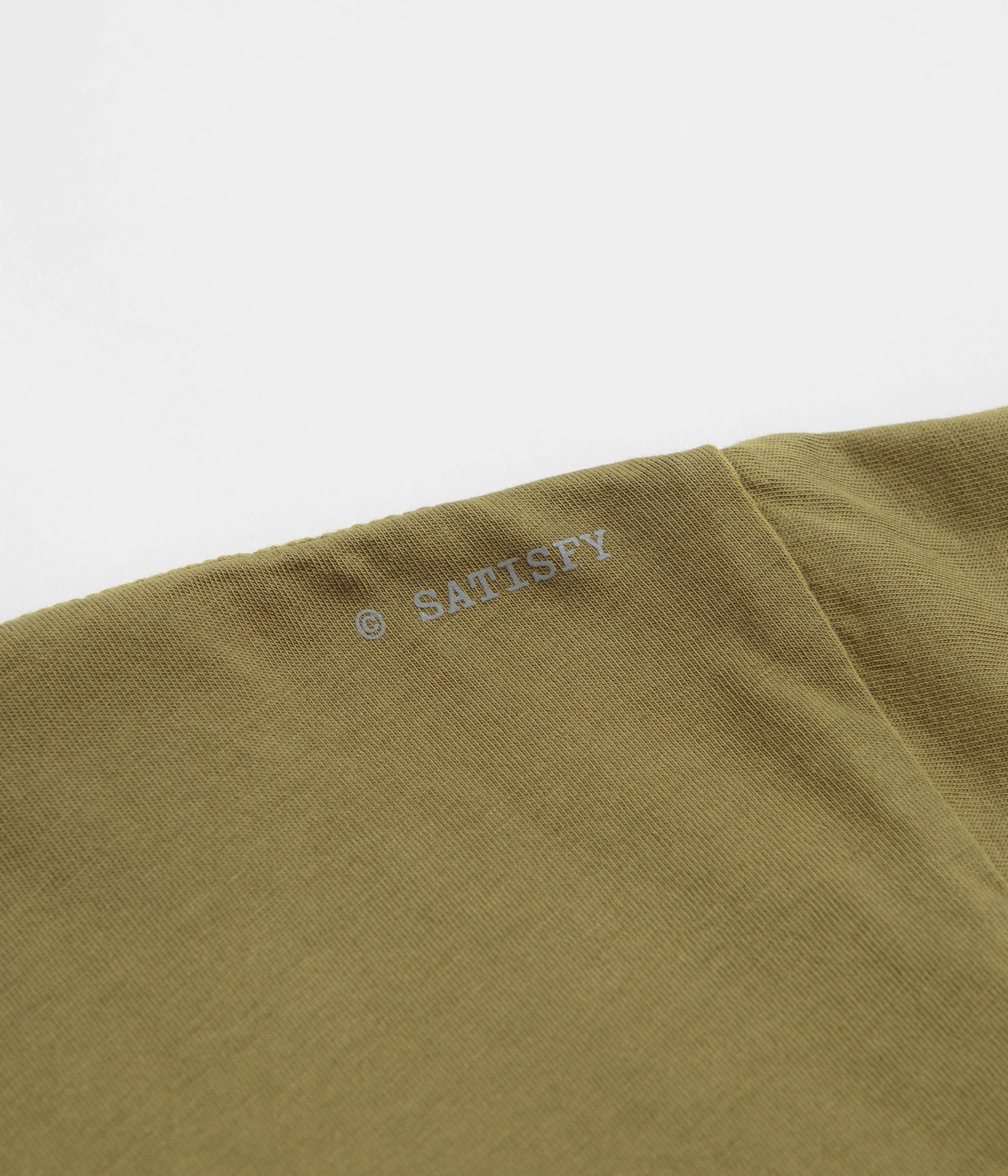 Satisfy MothTech T-Shirt - Sun Bleached Military Olive - Image 5