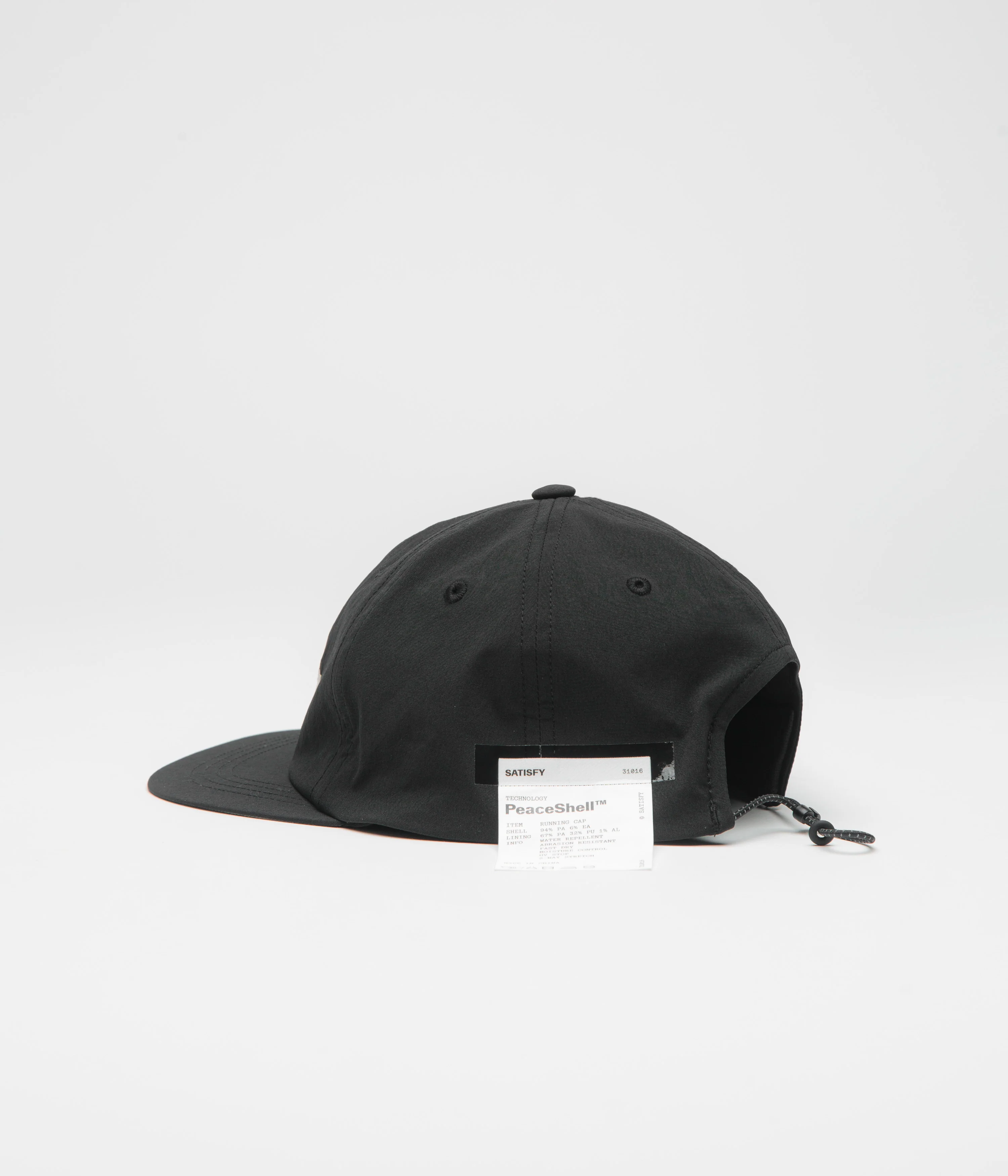 Satisfy PeaceShell Running Cap - Black - Image 3