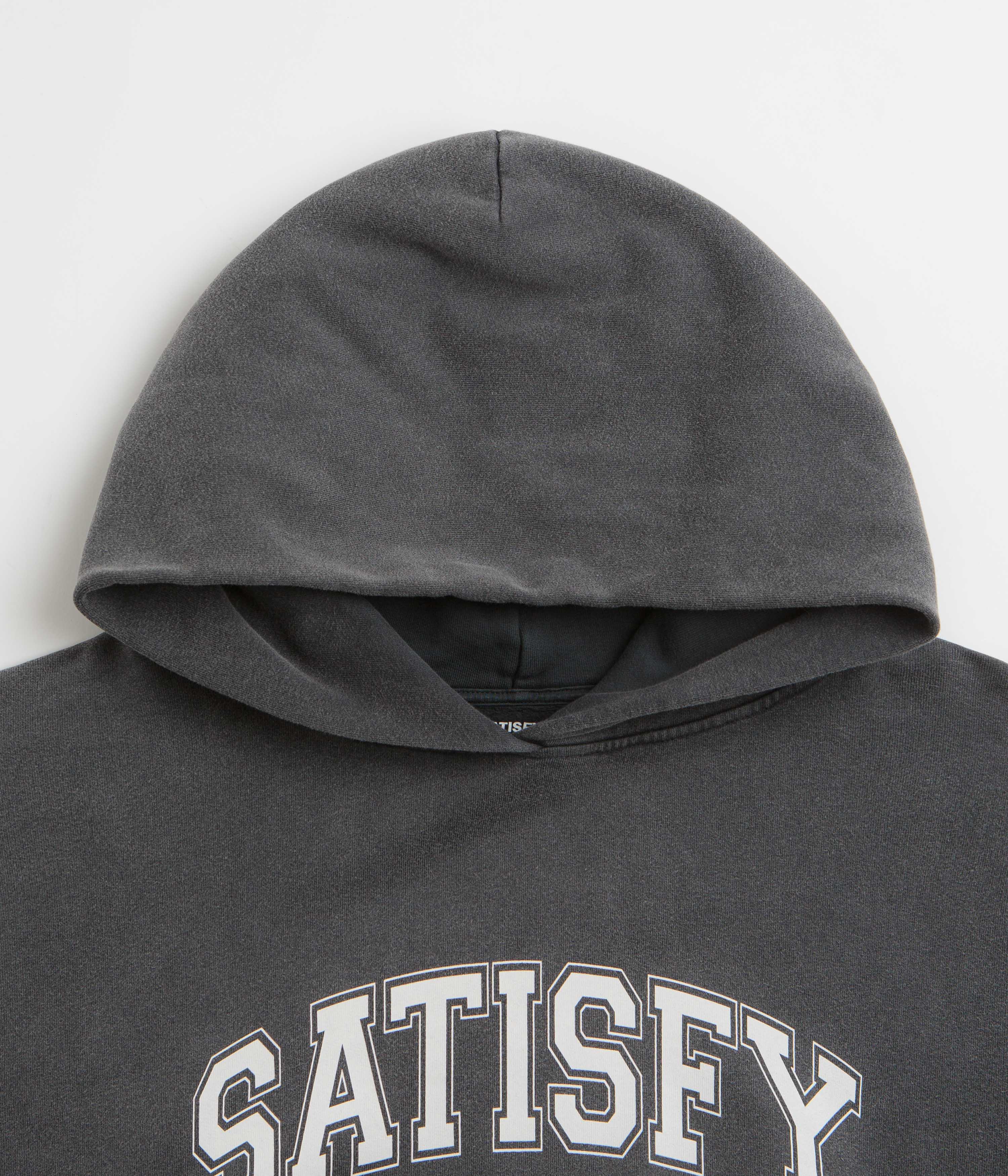 Satisfy SoftCell Hoodie - Aged Black / White - Image 2