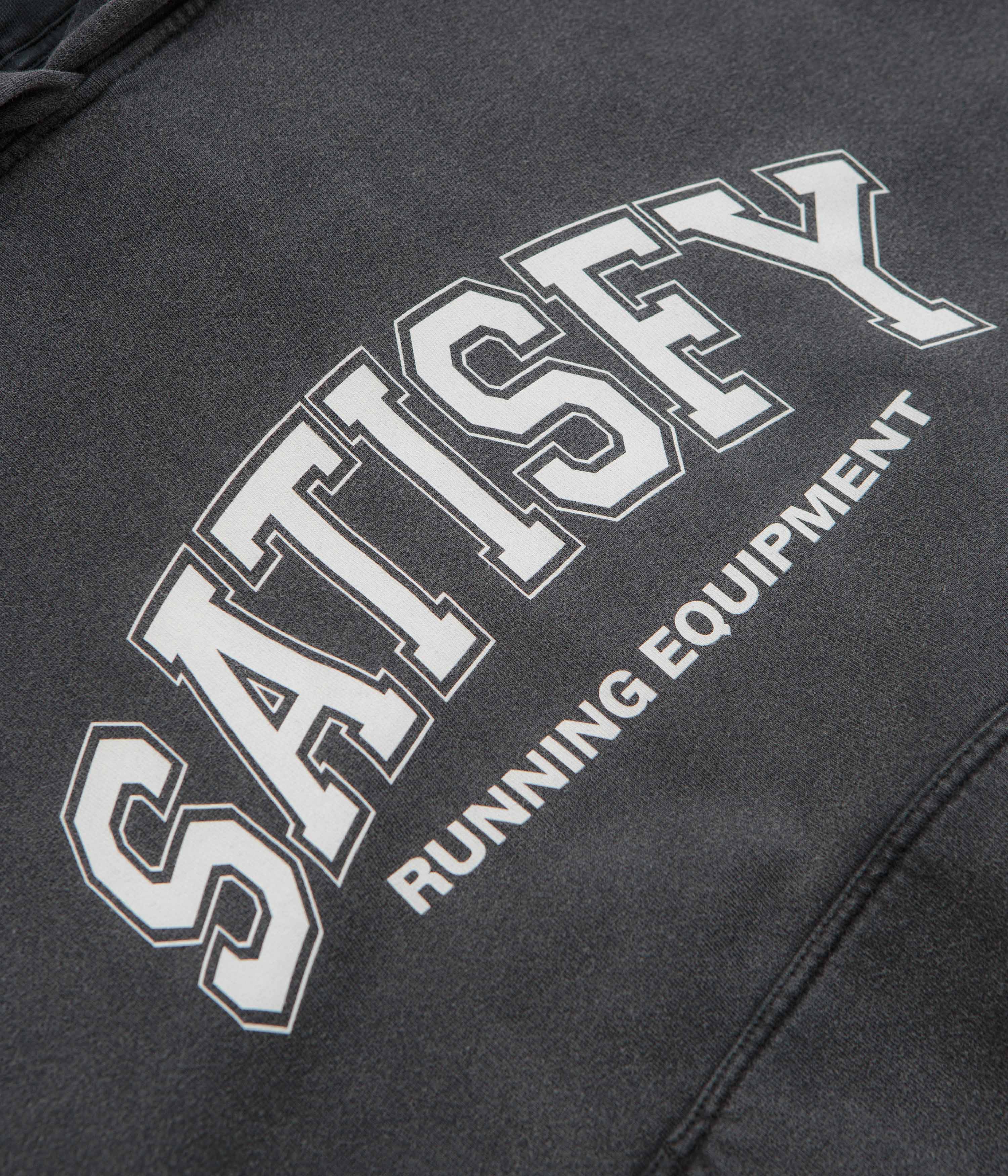 Satisfy SoftCell Hoodie - Aged Black / White - Image 3