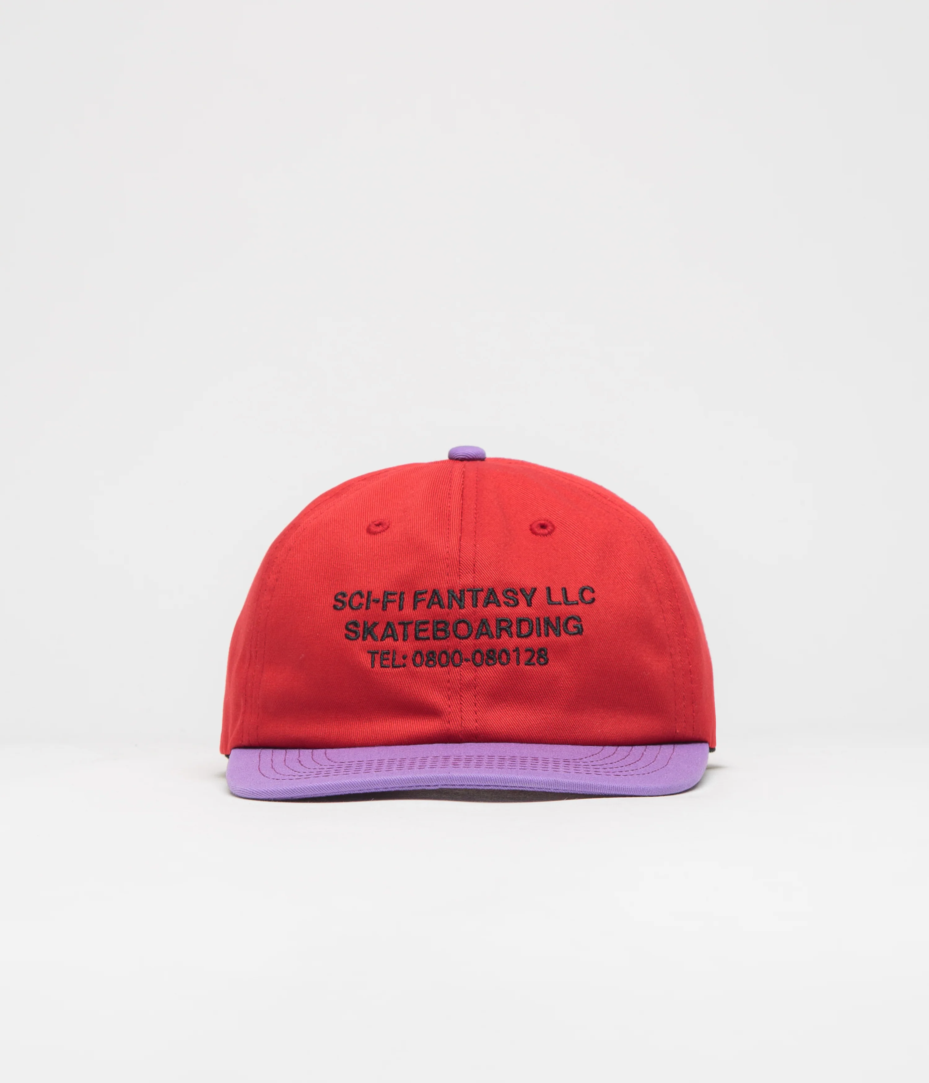 Sci-Fi Fantasy Business Post Cap - Red / Violet - Image 2