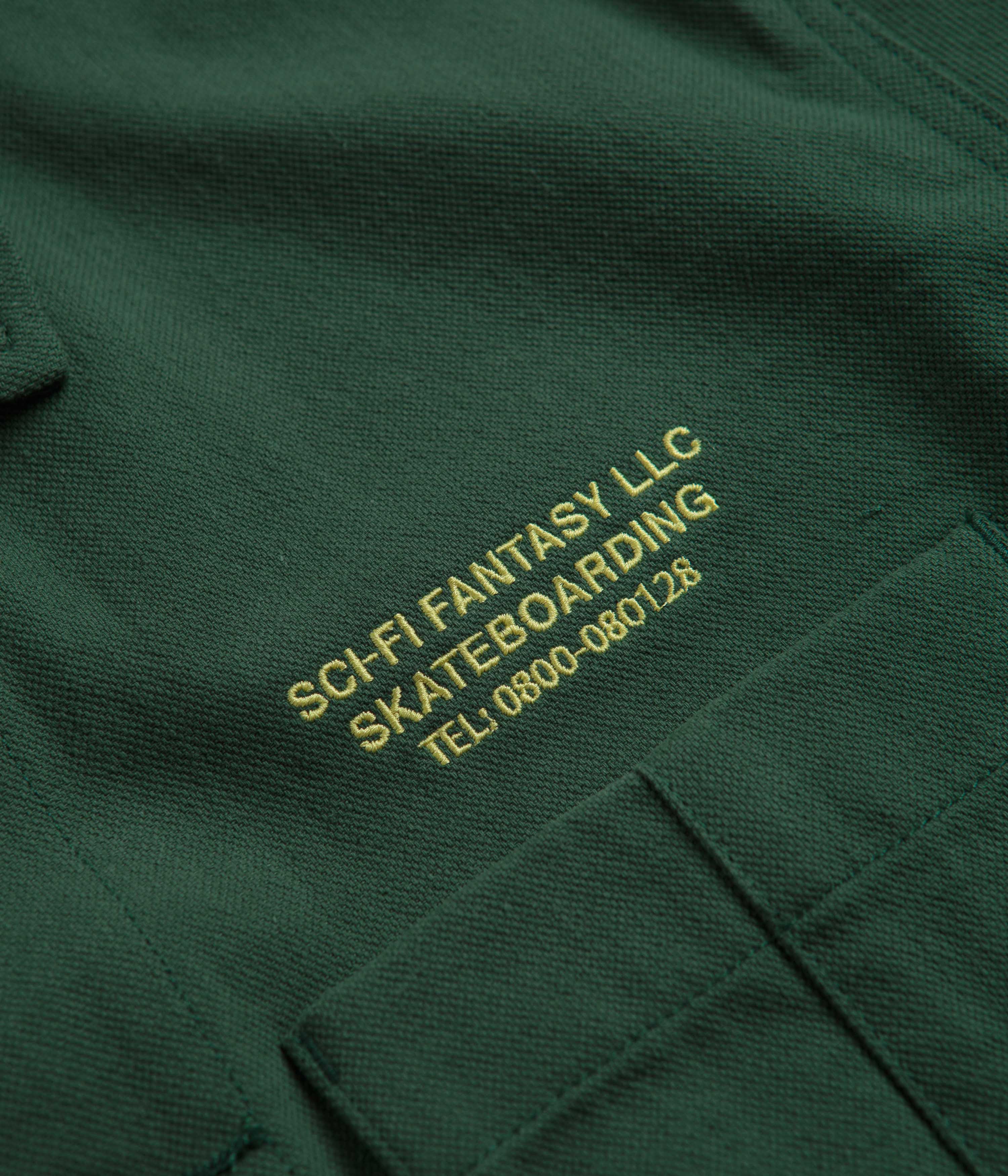 Sci-Fi Fantasy Chore Coat - Deep Teal - Image 4