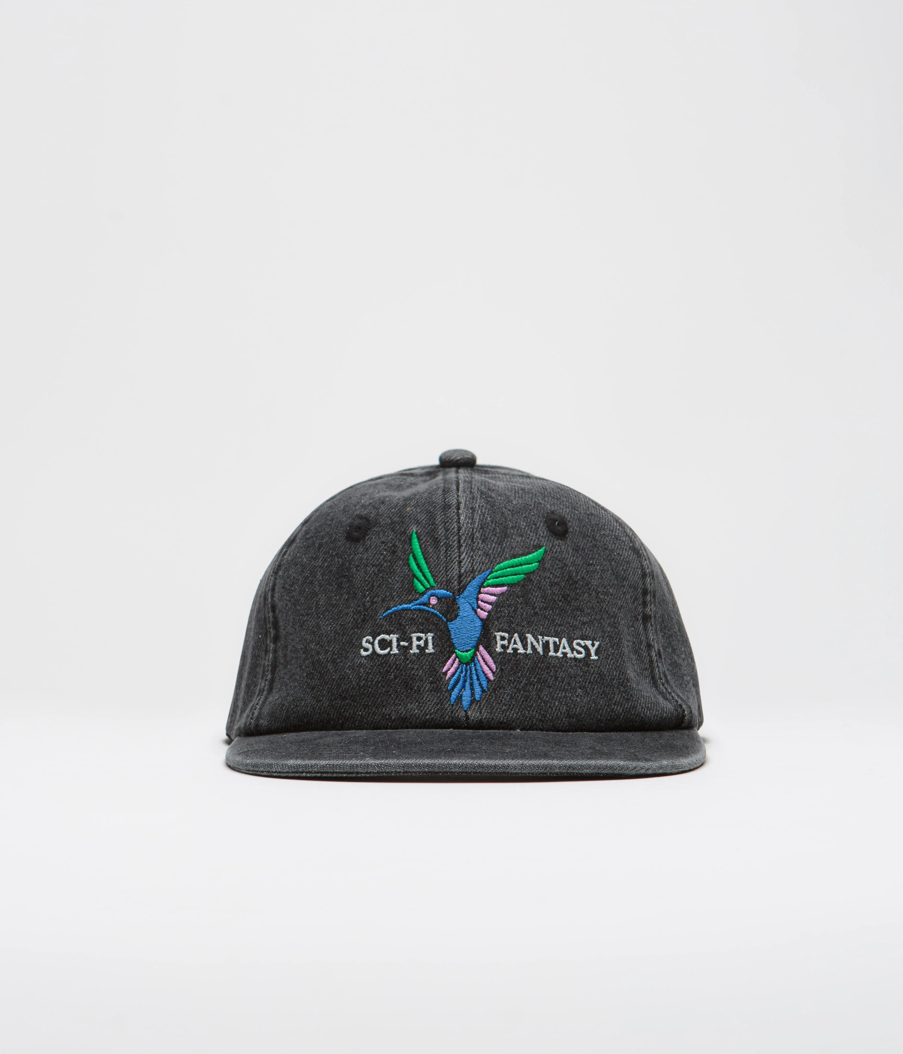 Sci-Fi Fantasy Humming Bird Cap - Black - Image 2