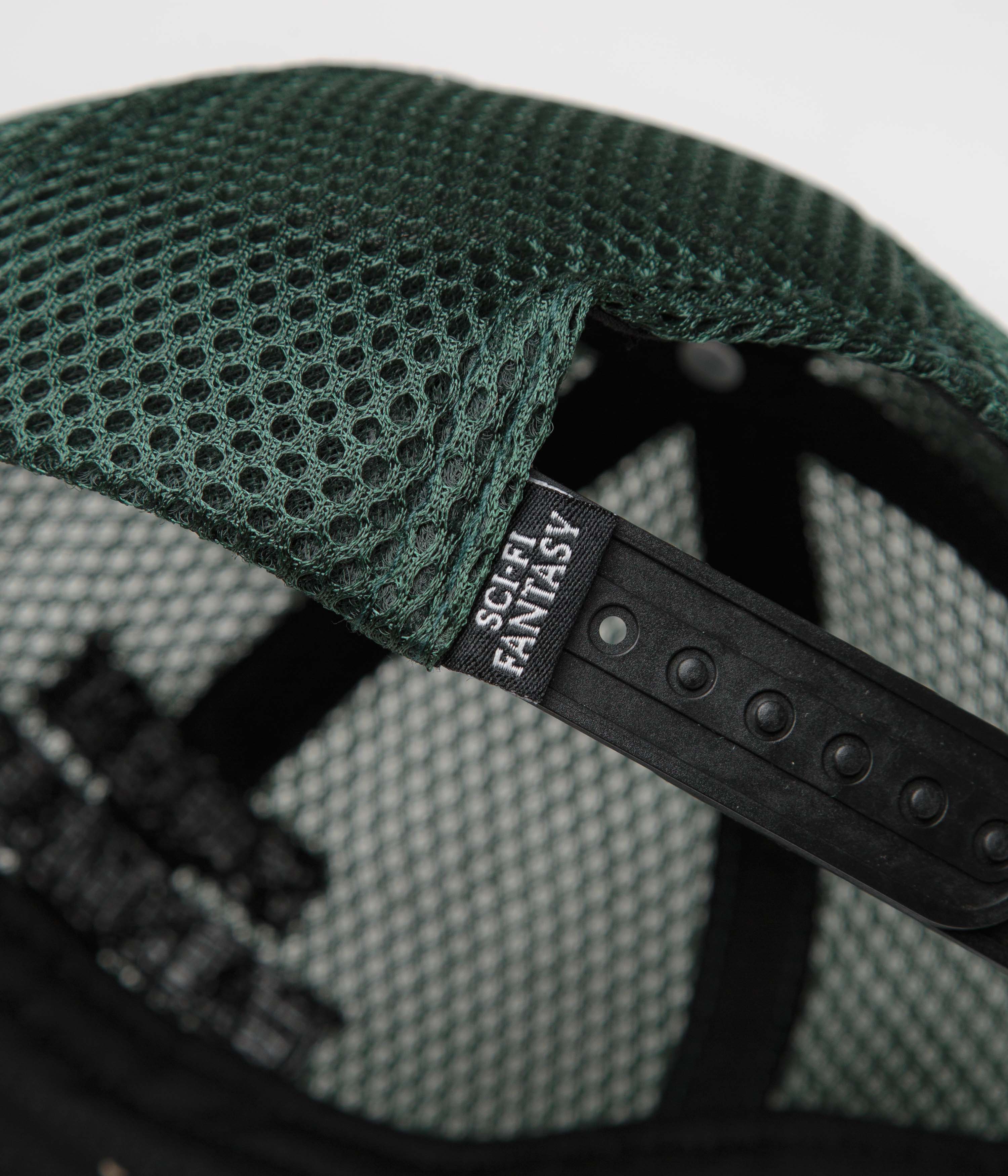 Sci-Fi Fantasy Logo Cap - Forest Green / Black - Image 4