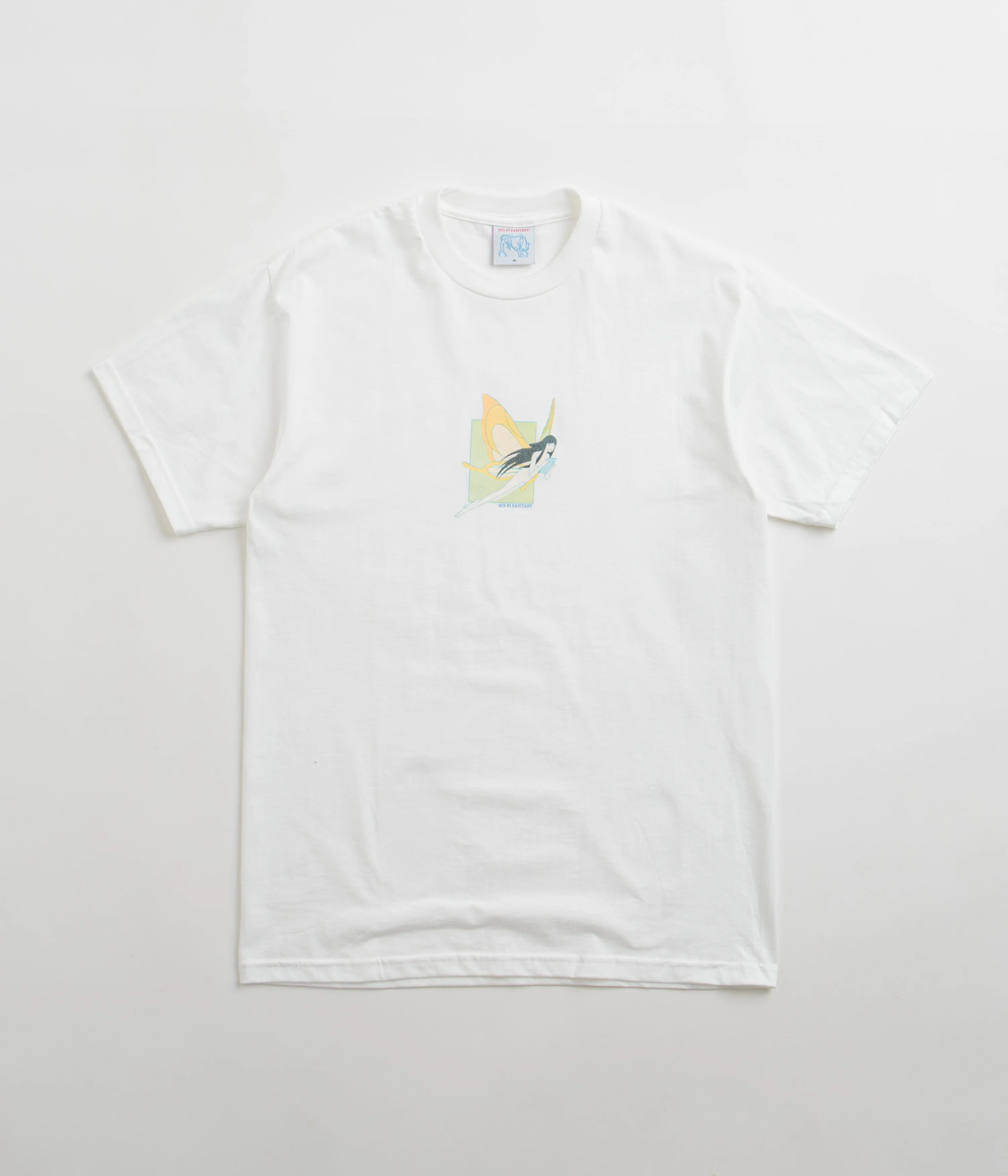 Sci-Fi Fantasy Moth Girl T-Shirt - White