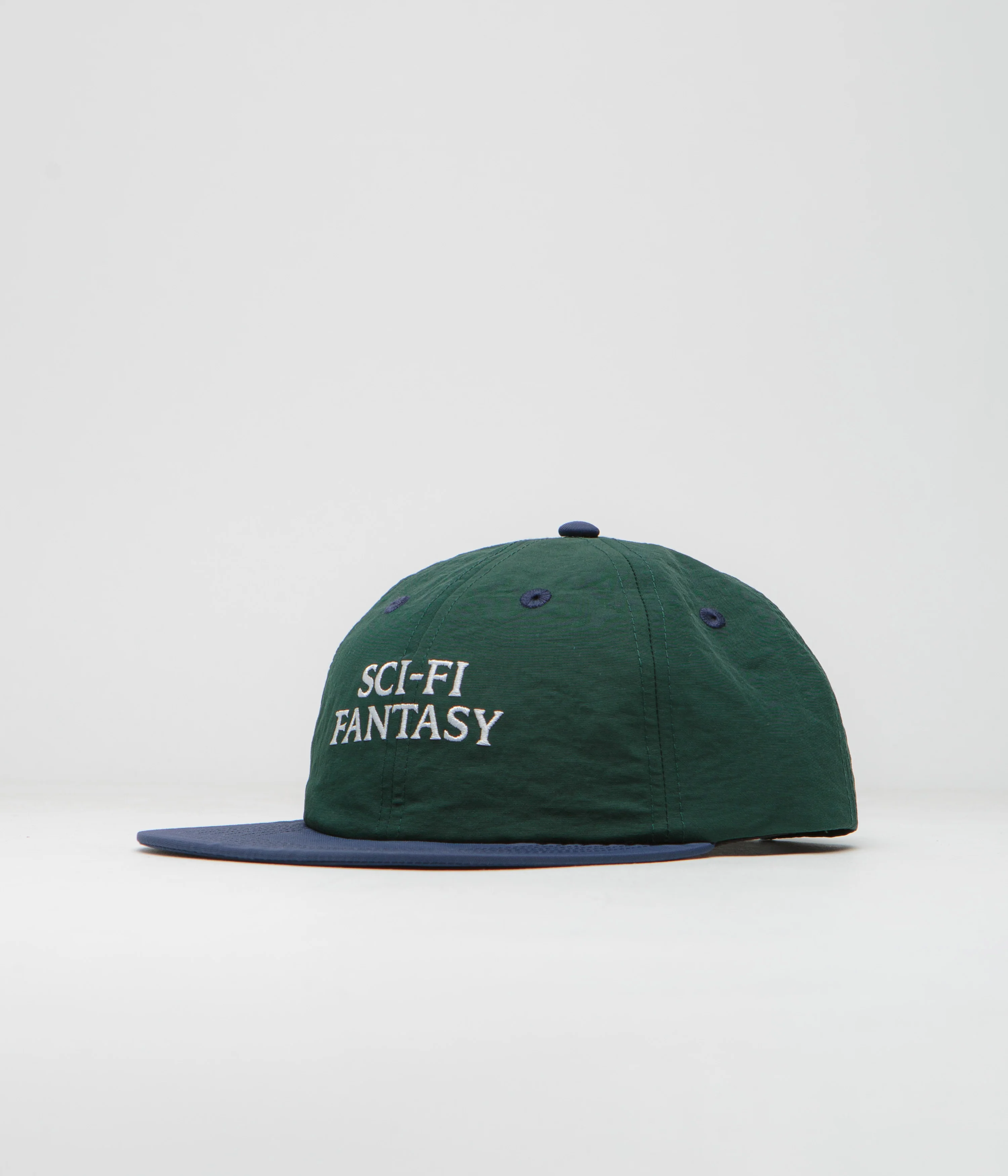 Sci-Fi Fantasy Nylon Logo Cap - Green