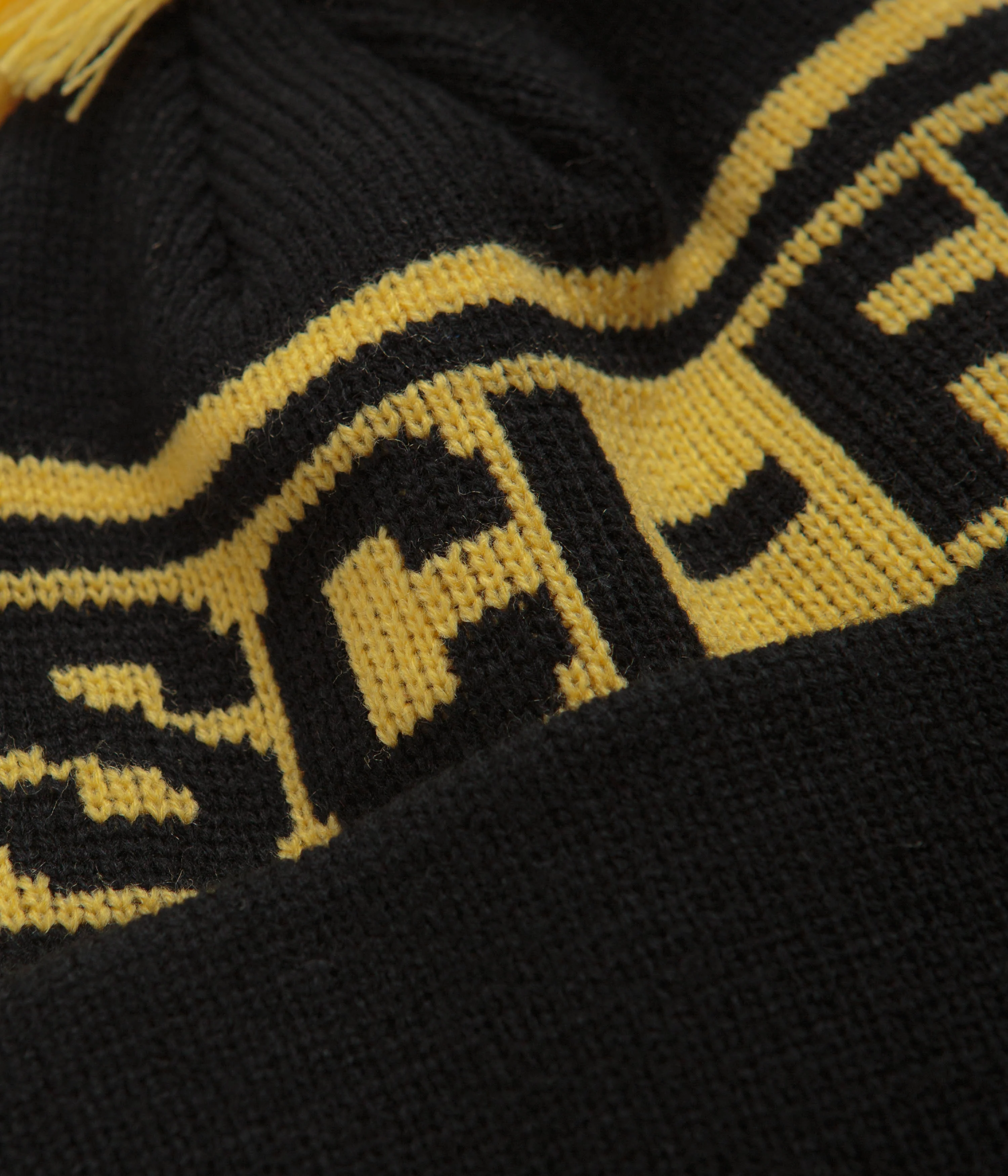 Sci-Fi Fantasy Sci-Fi Pom Beanie - Black / Yellow - Image 2