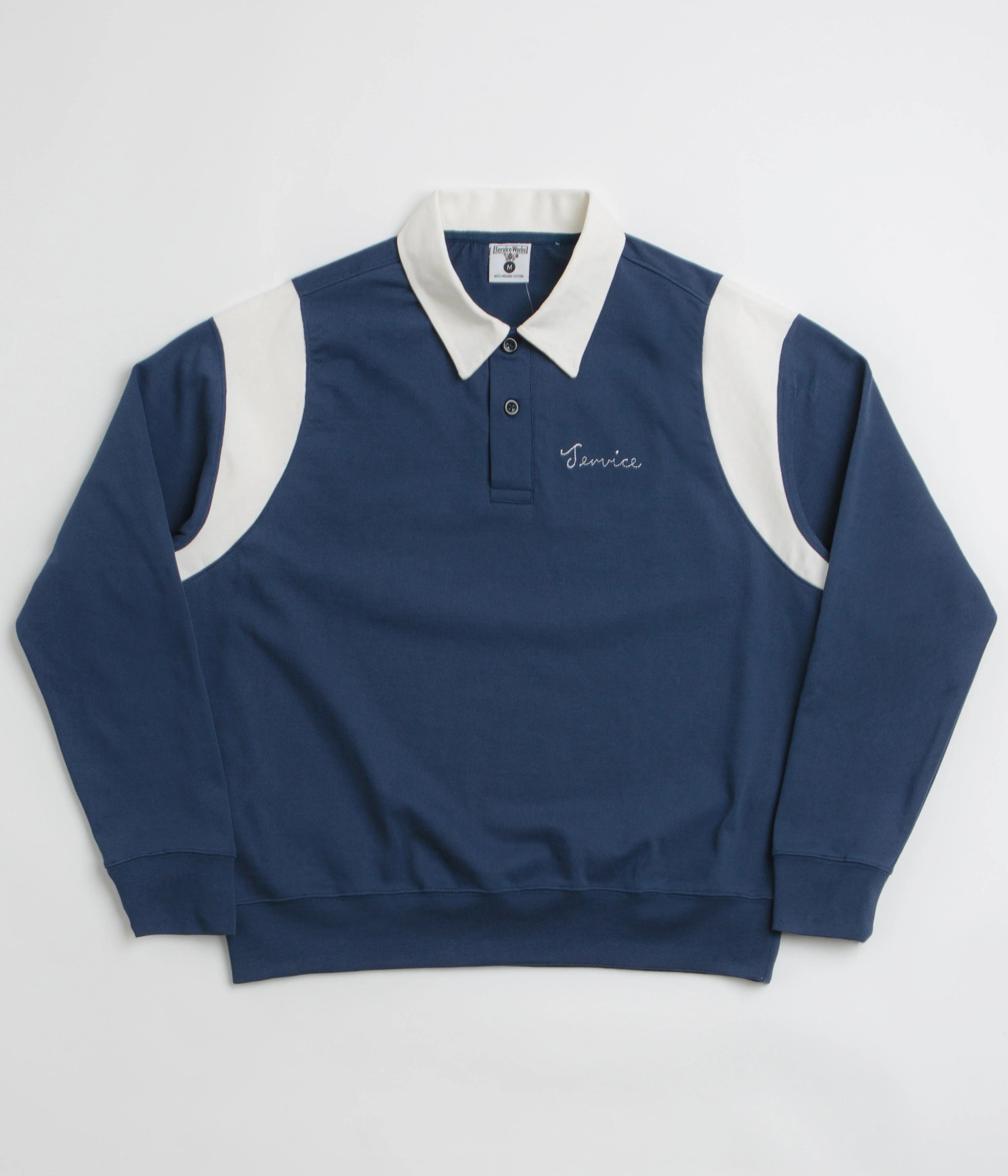 Service Works Bistro Rugby Shirt - Navy