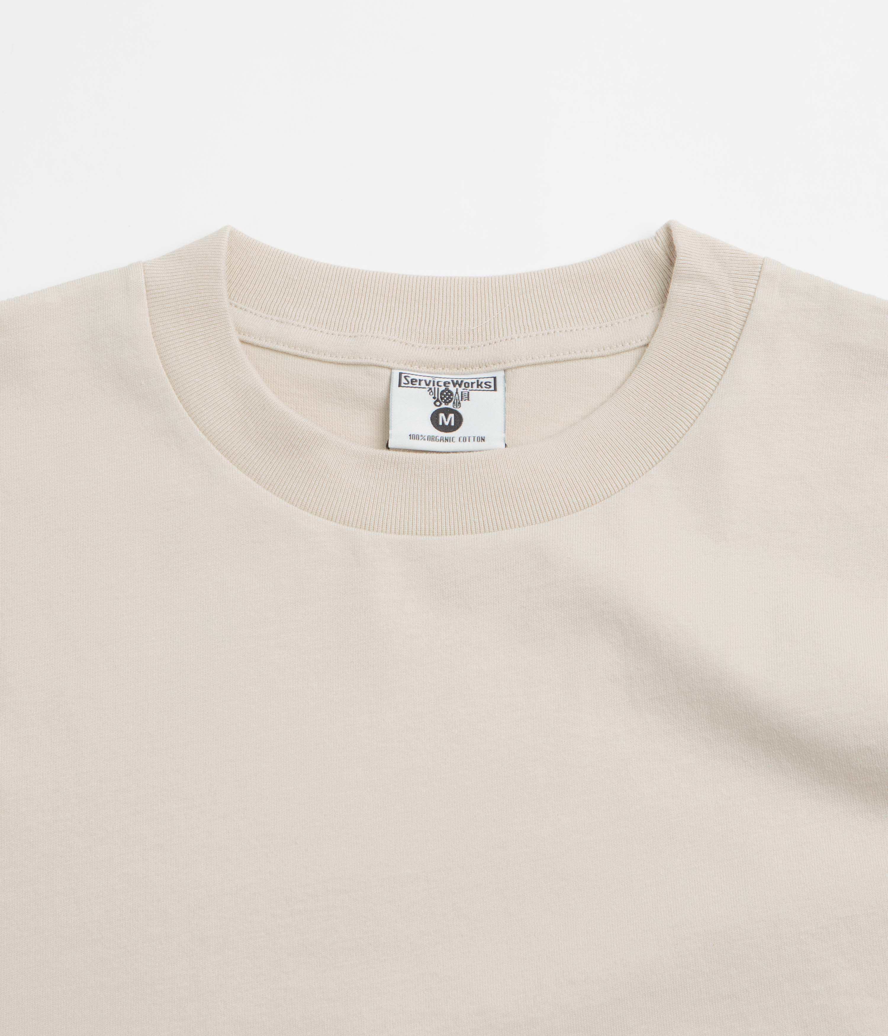 Service Works Bootleg Long Sleeve T-Shirt - Natural - Image 2