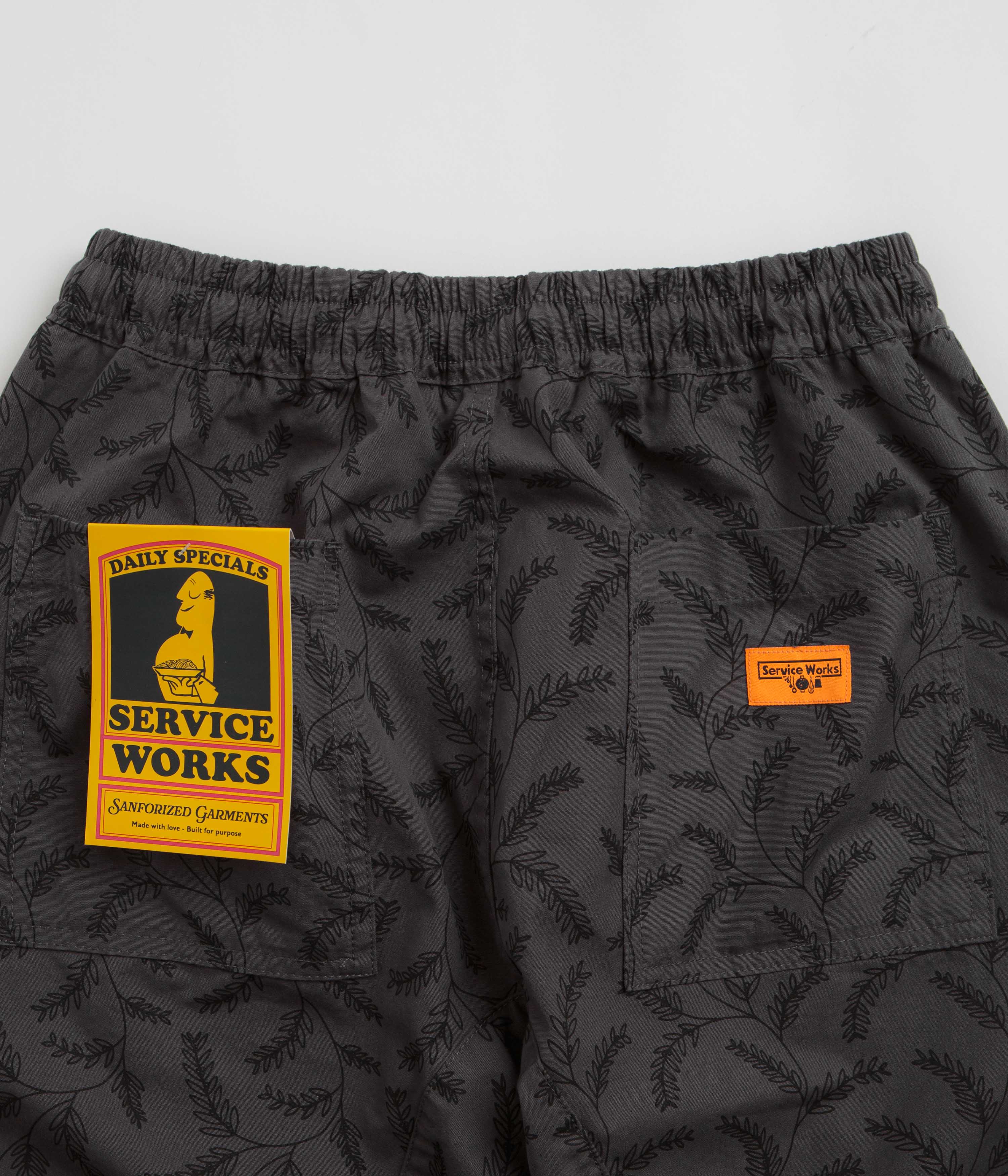 Service Works Branch Twill Chef Pants - Black - Image 5