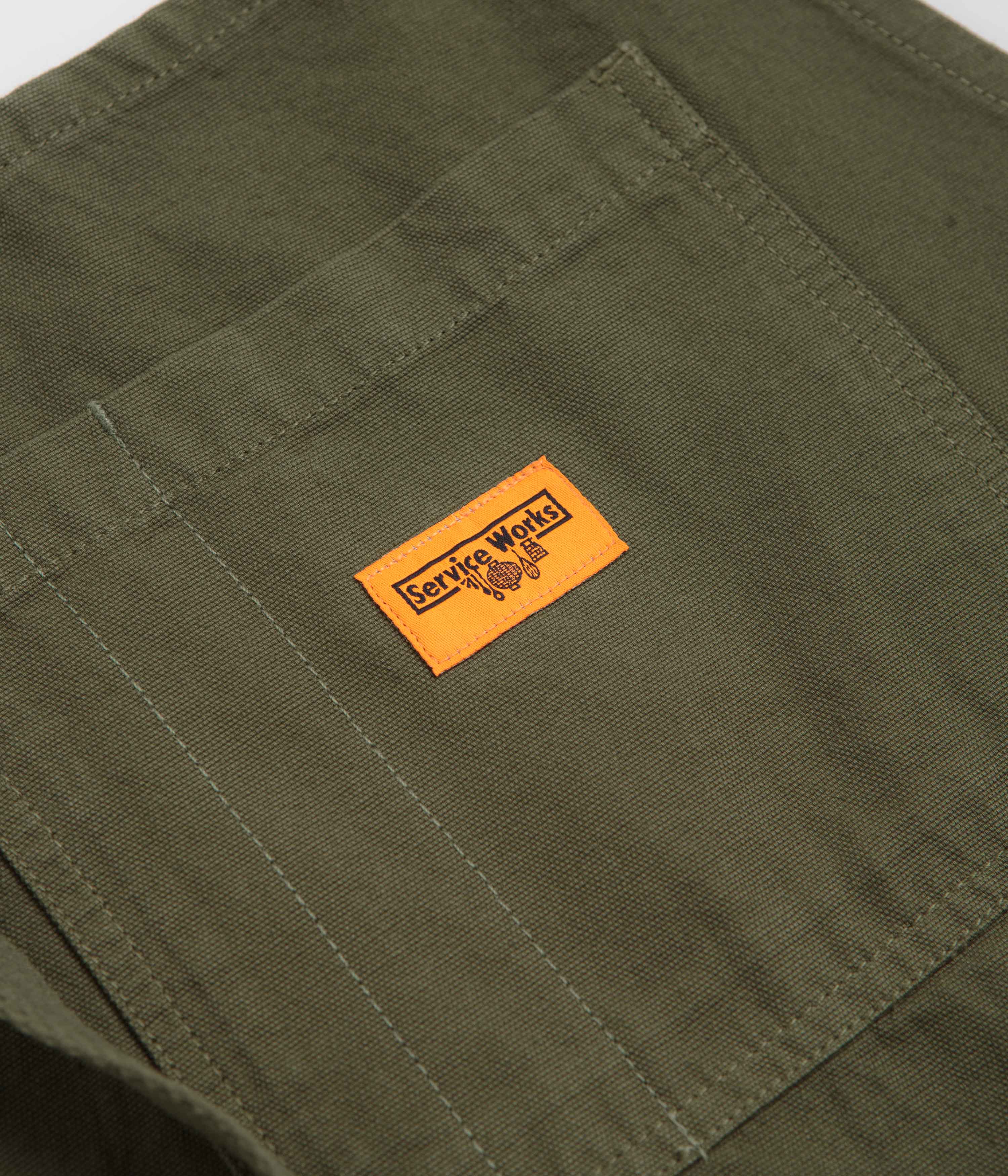 Service Works Canvas Apron - Olive - Image 4