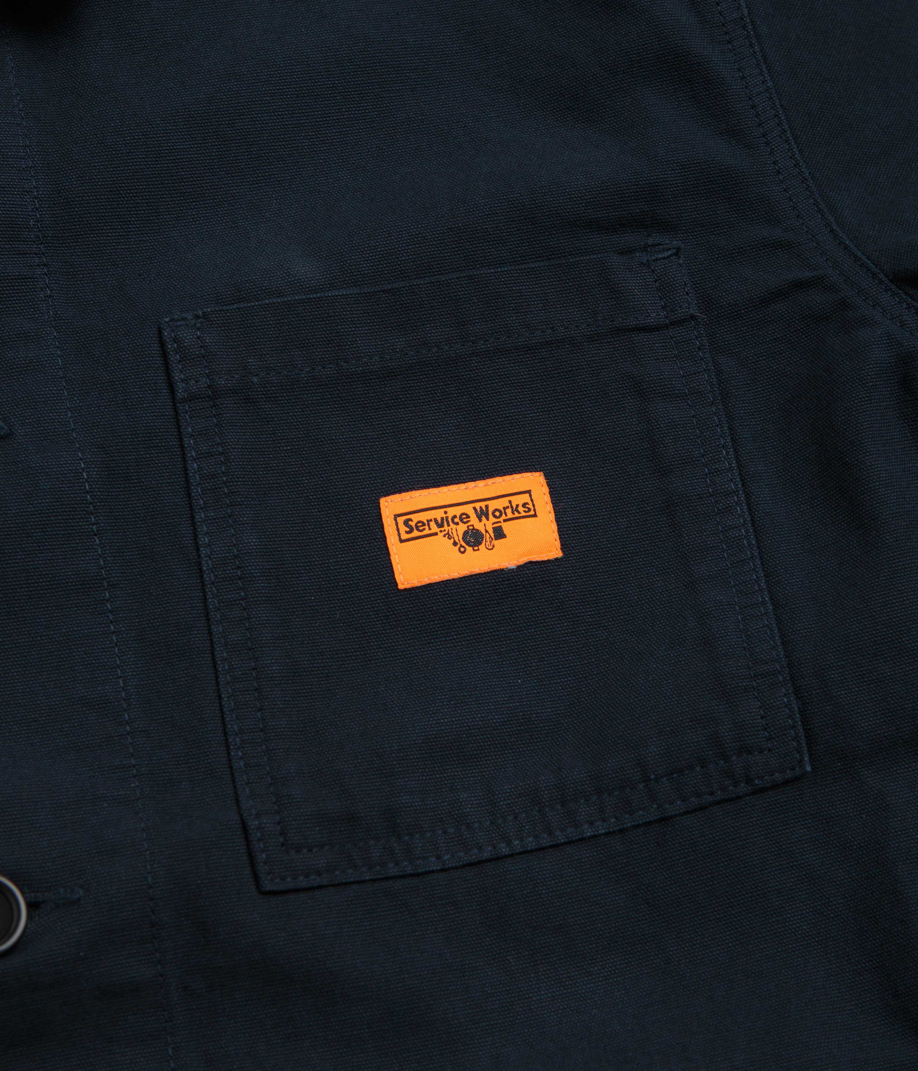Service Works Canvas Chore Shirt - Dark Navy - Image 3