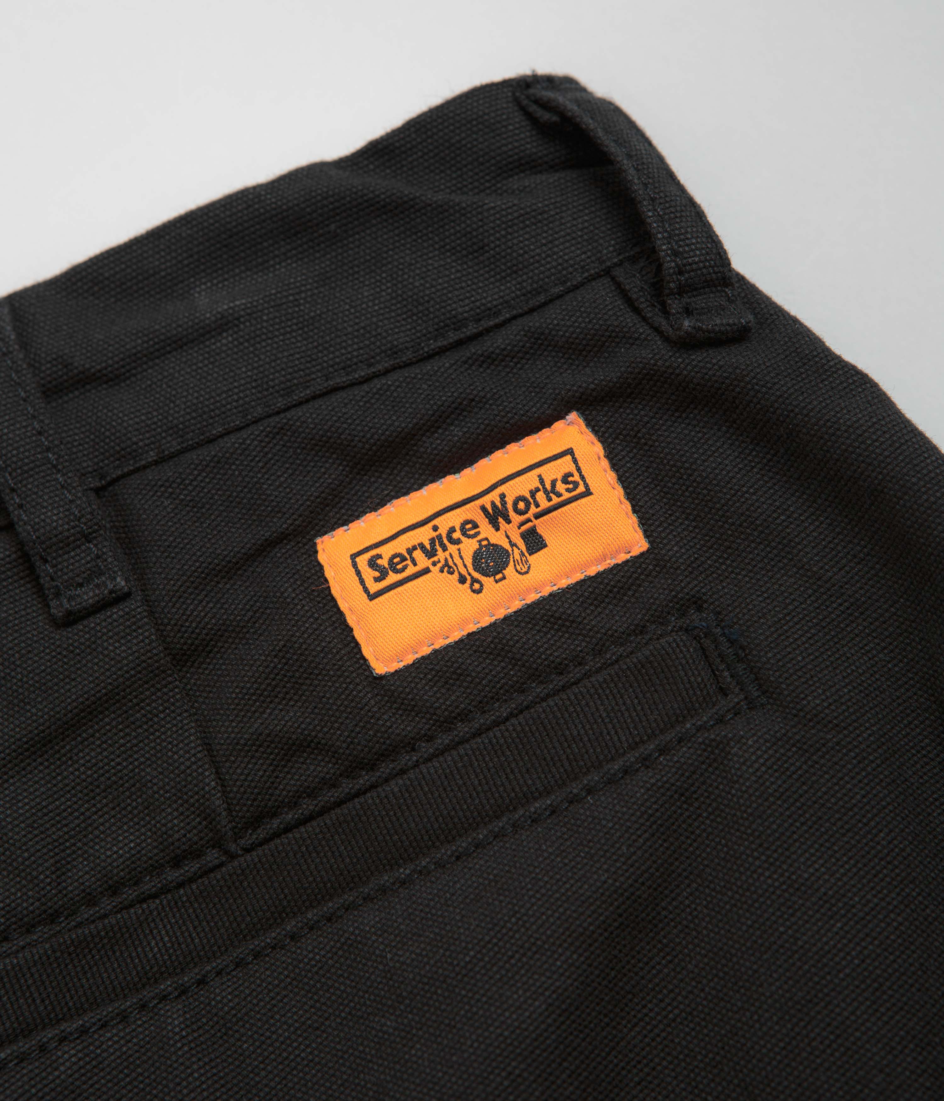 Service Works Canvas Part Timer Pants - Black - Image 7