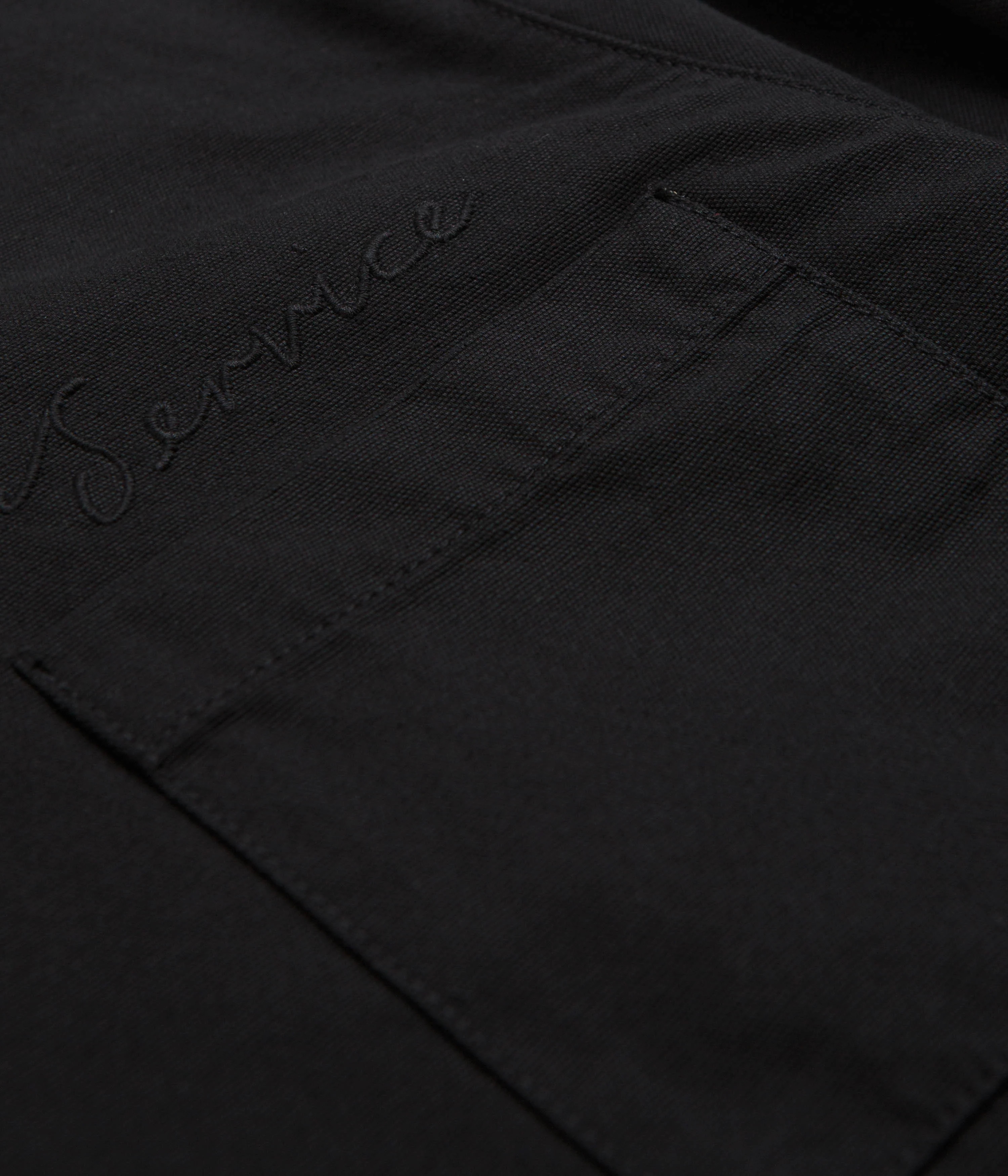 Service Works Canvas Script Popover Shirt - Black - Image 3