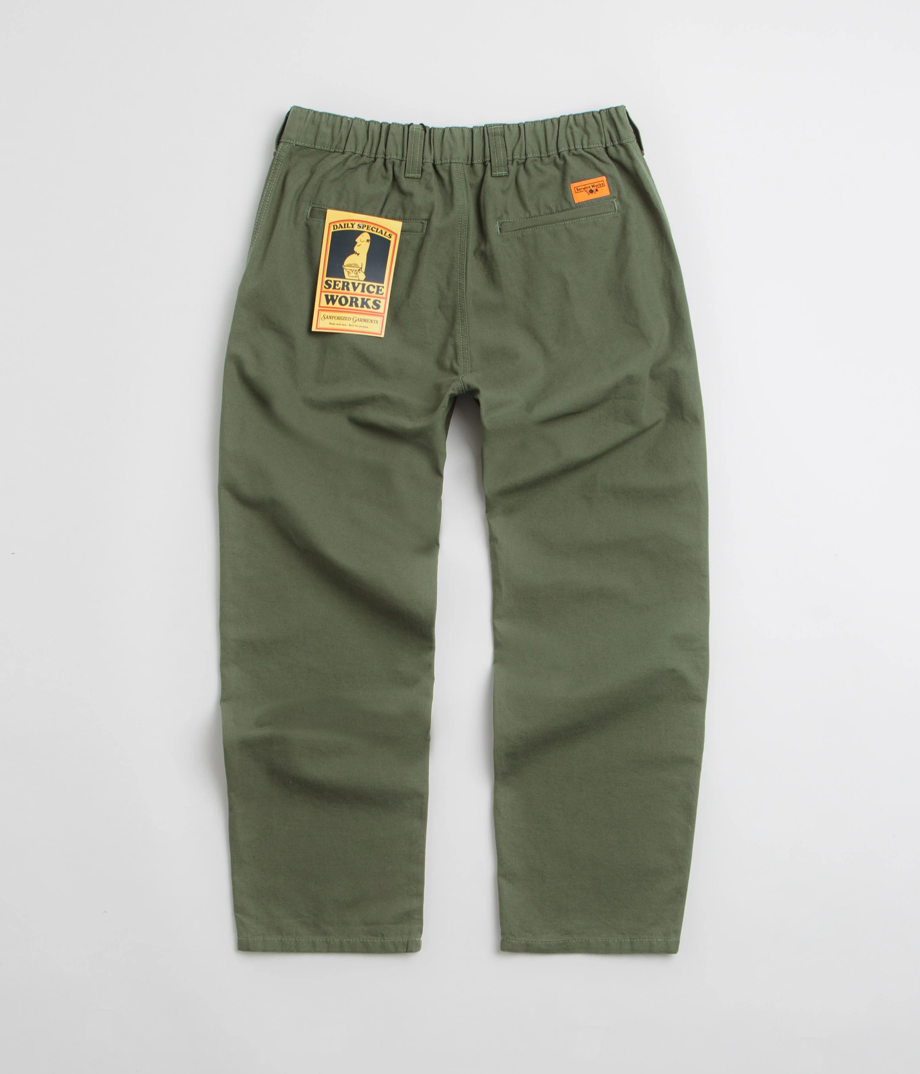 Service Works Canvas Waiter Pants - Olive - Image 3