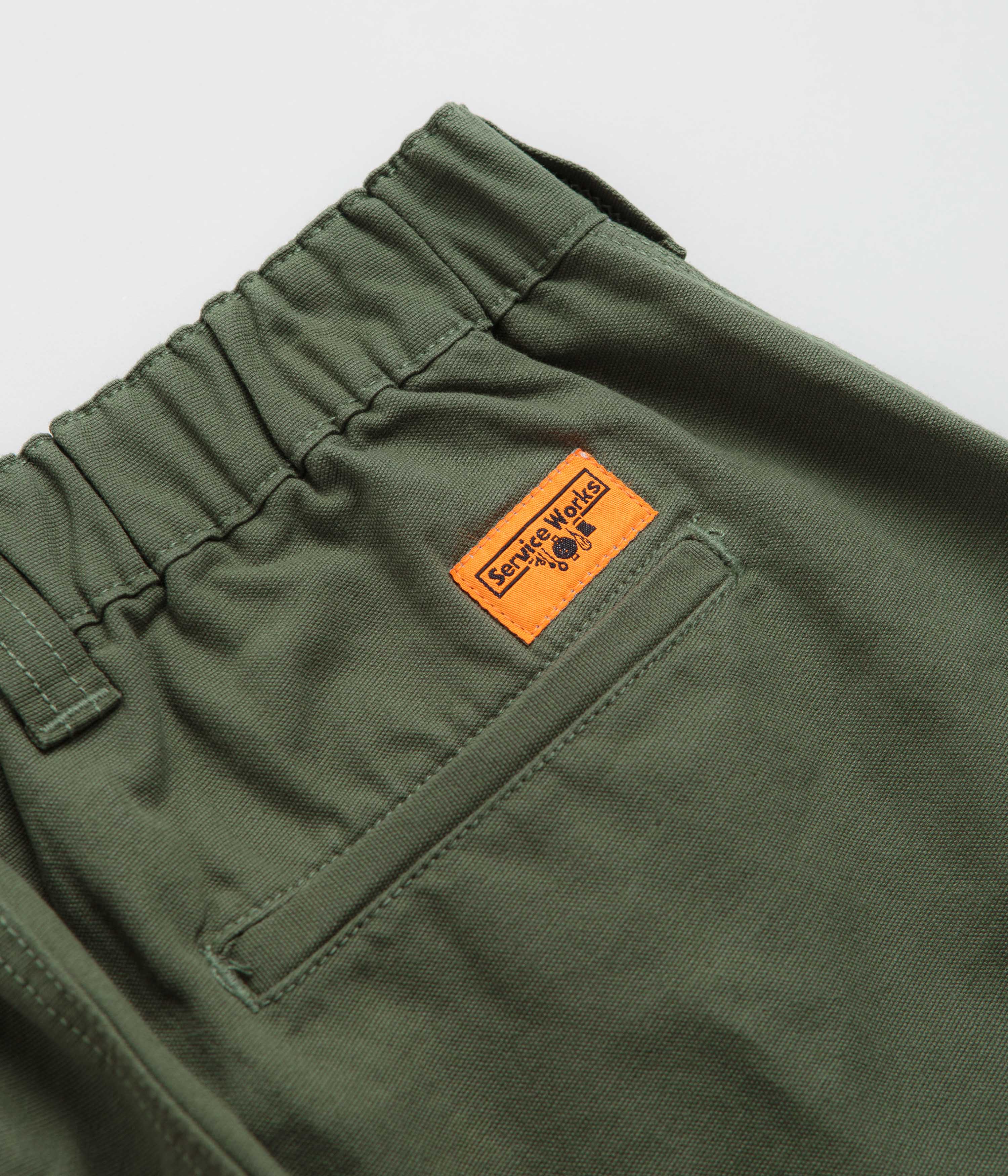 Service Works Canvas Waiter Pants - Olive - Image 7