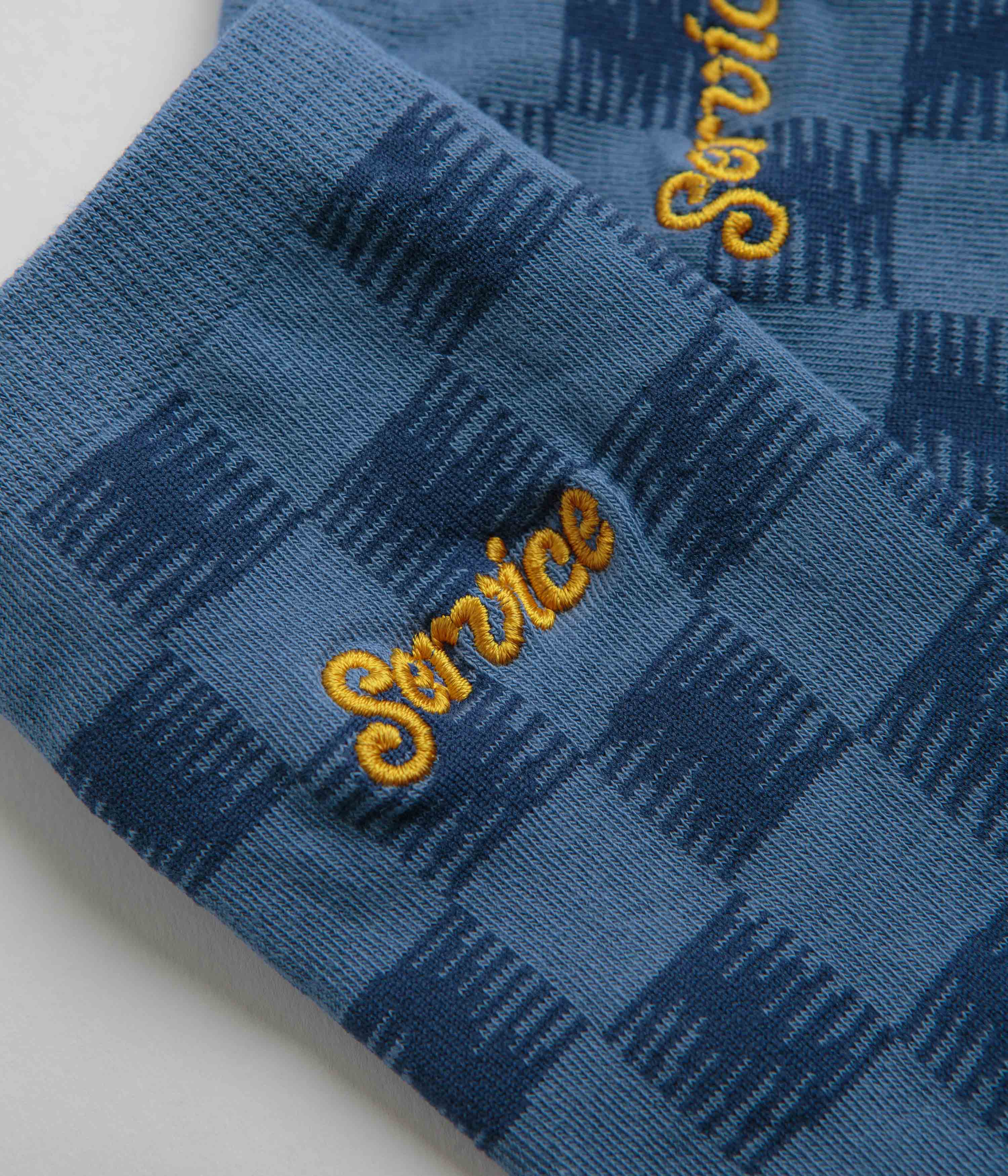 Service Works Checker Socks - Blue Checker - Image 2