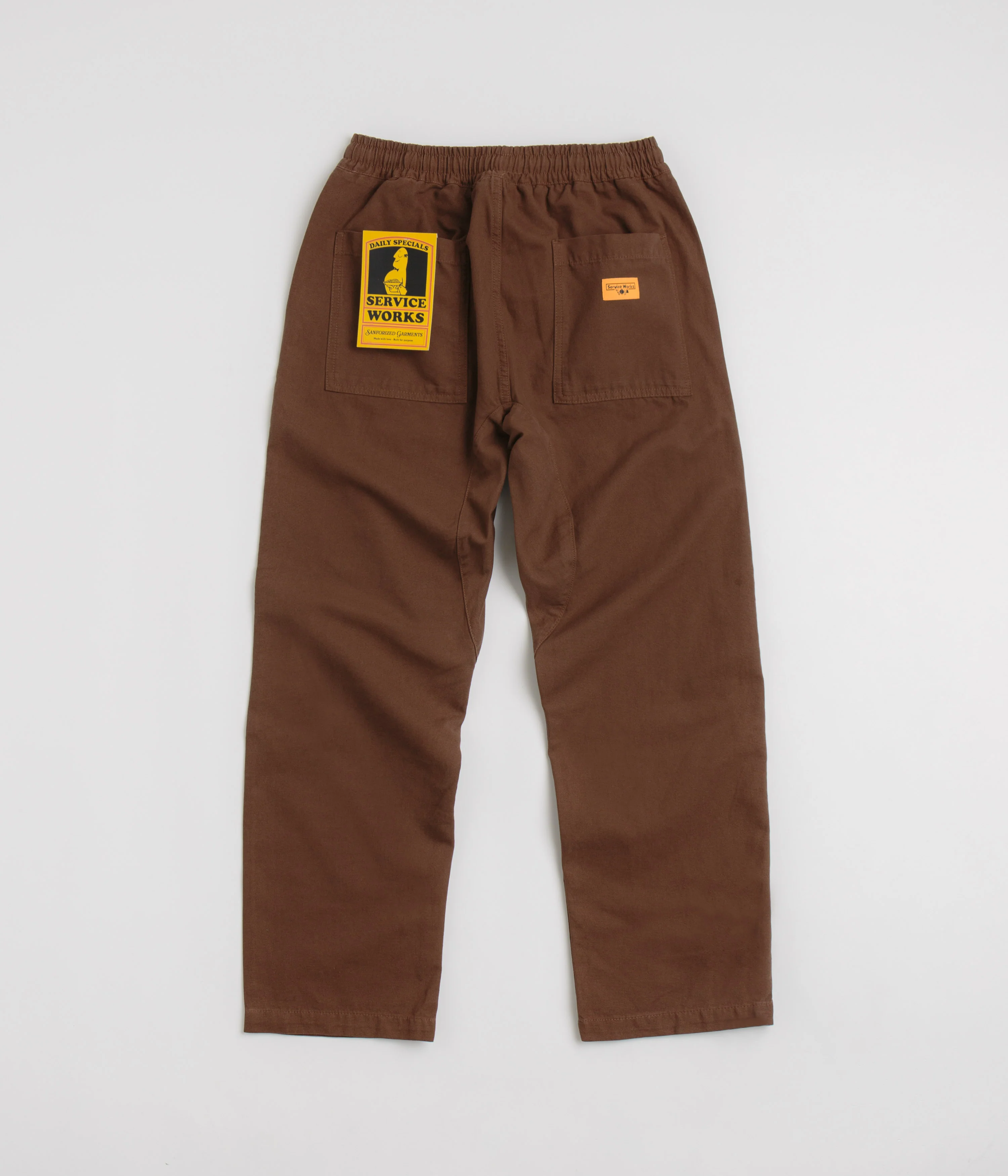Service Works Classic Chef Pants - Brown - Image 3