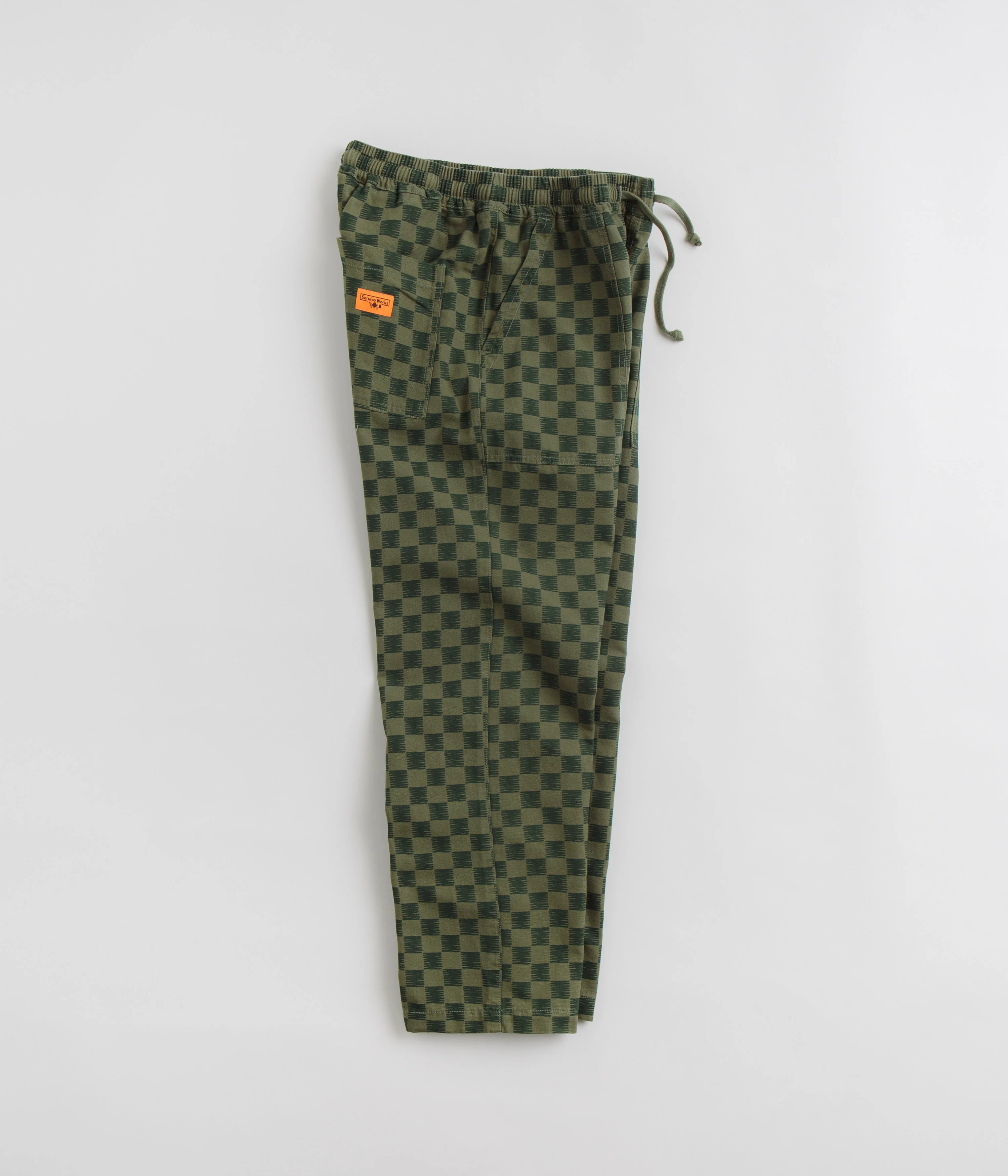Service Works Classic Chef Pants - Green Checker - Image 2