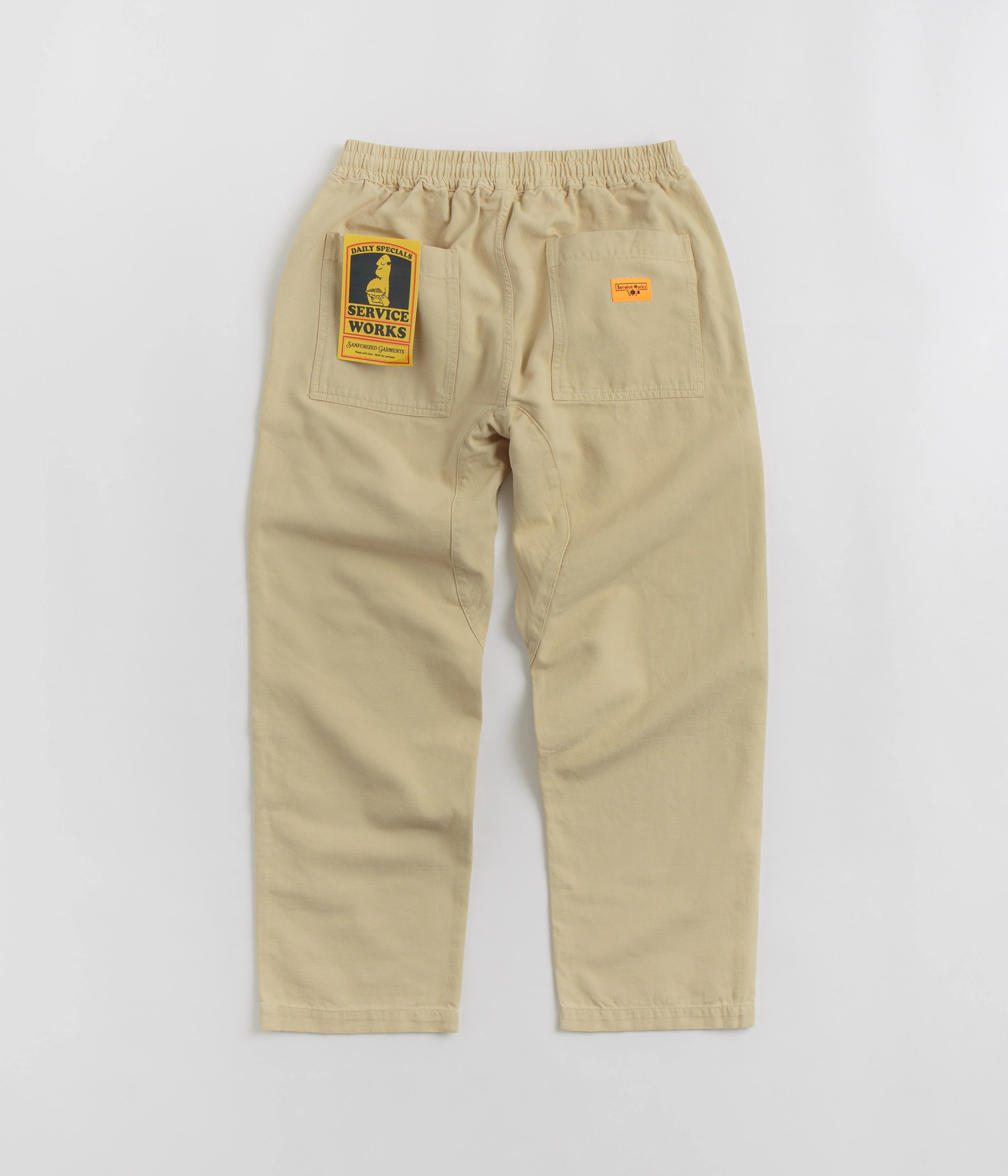 Service Works Classic Chef Pants - Khaki - Image 3