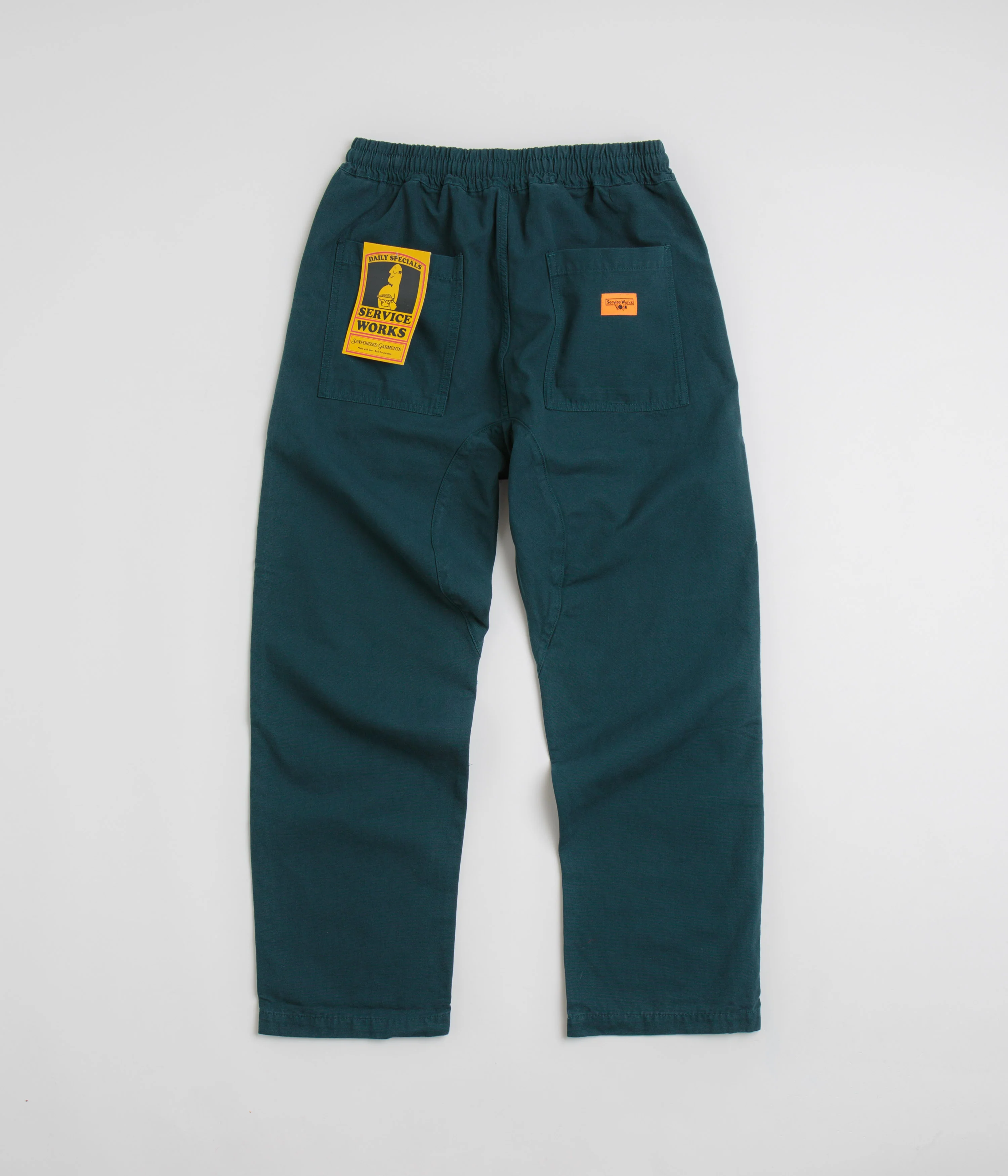Service Works Classic Chef Pants - Petrol - Image 3