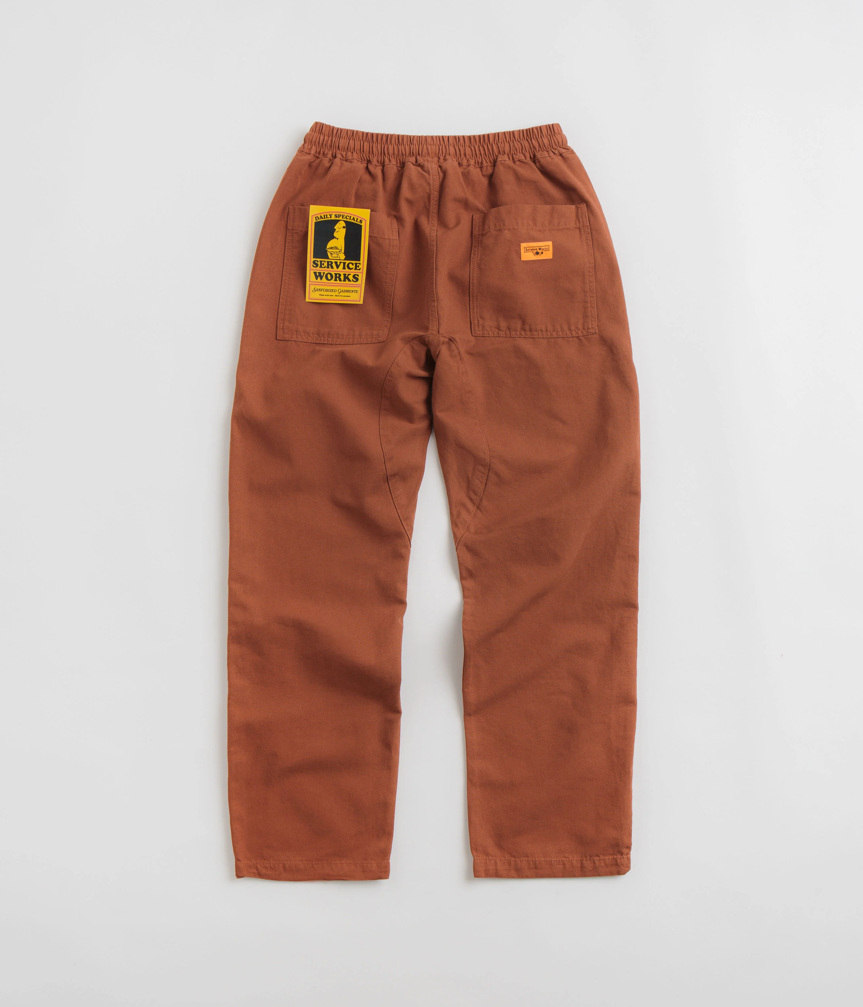 Service Works Classic Chef Pants - Terracotta - Image 3