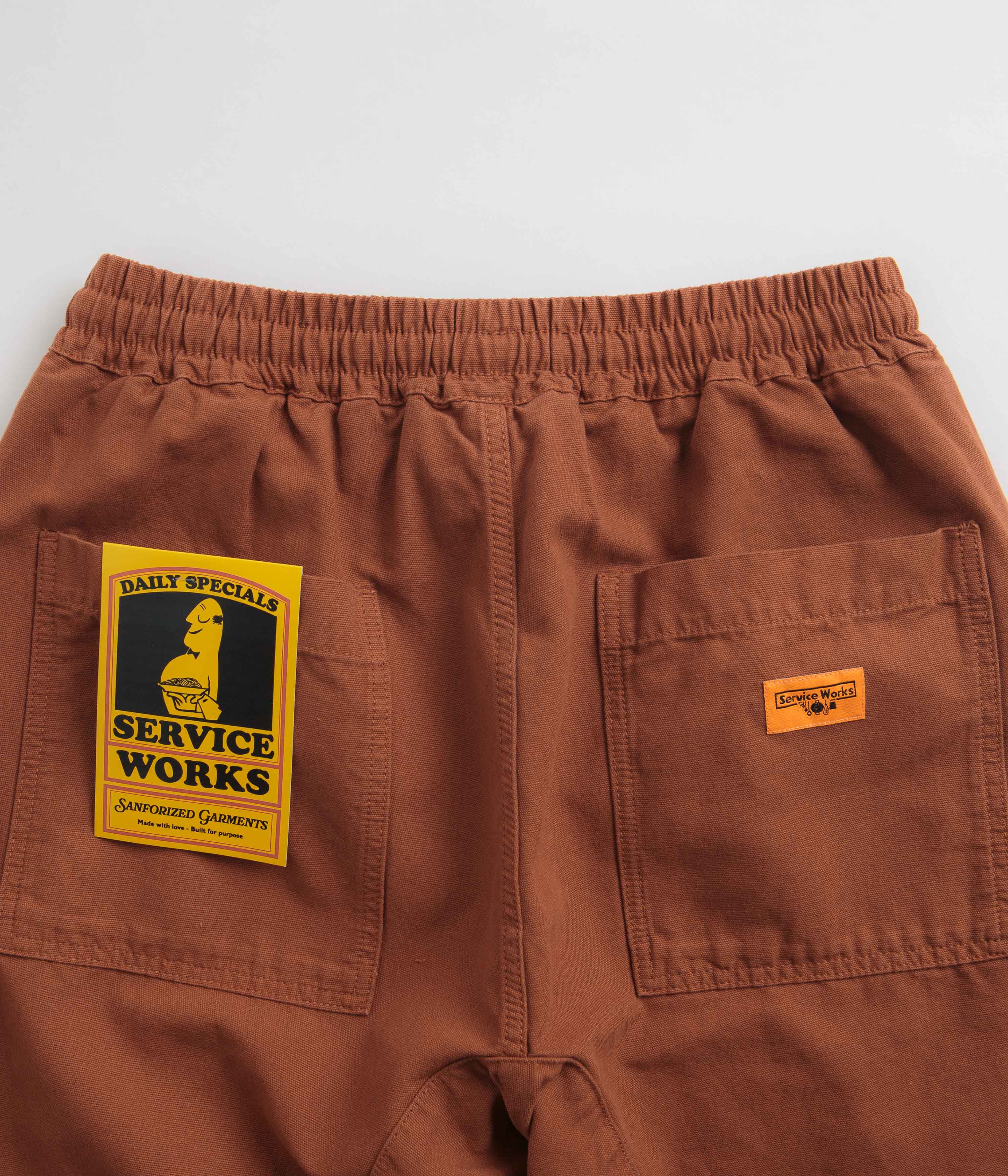 Service Works Classic Chef Pants - Terracotta - Image 5