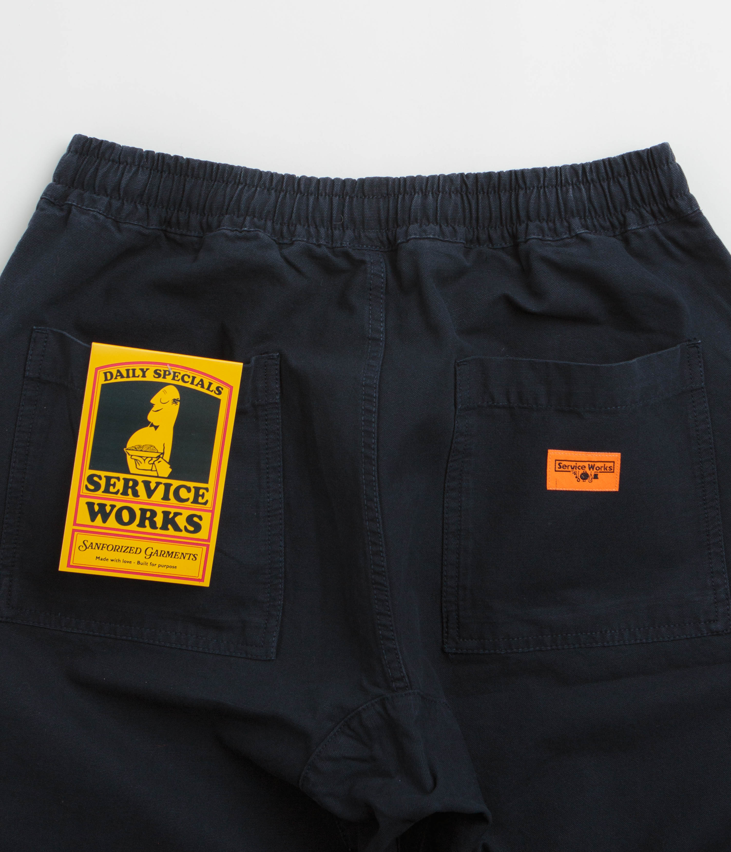 Service Works Classic Chef Shorts - Dark Navy - Image 5