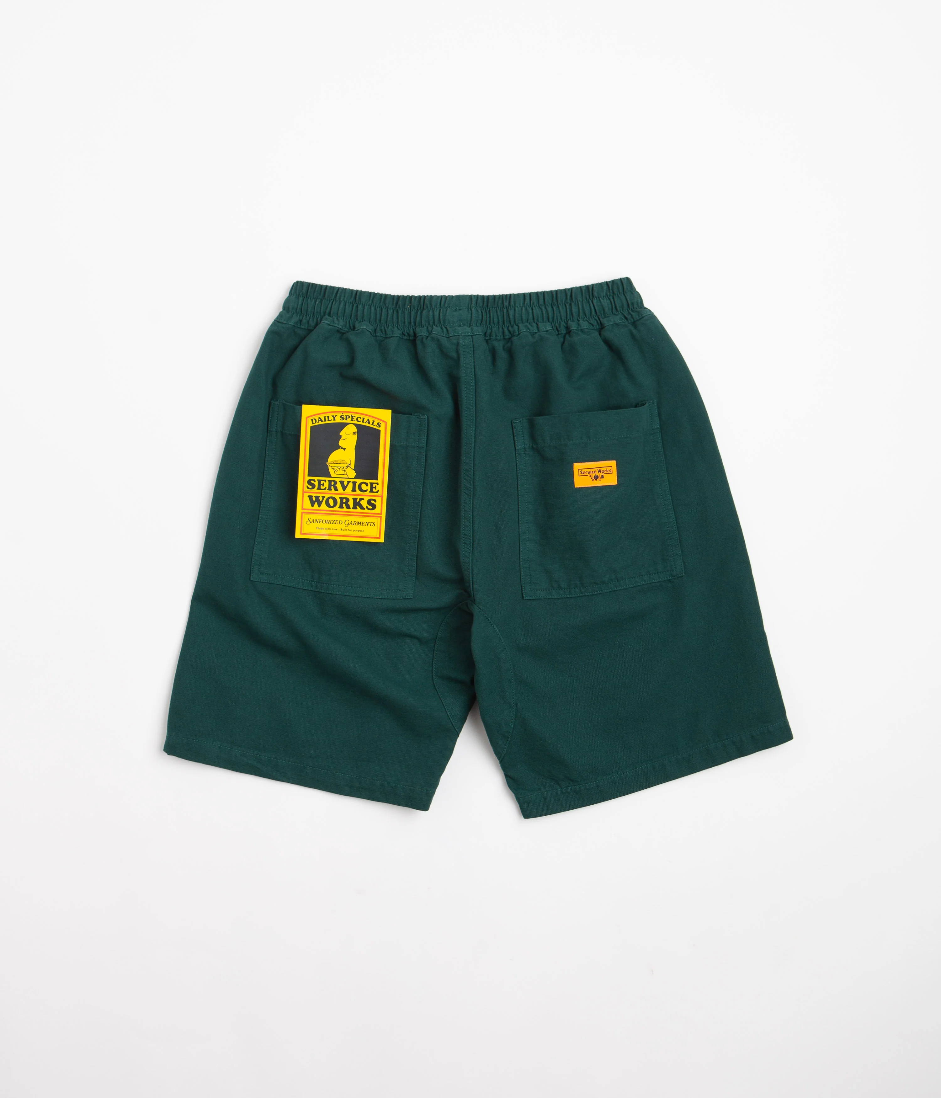 Service Works Classic Chef Shorts - Teal - Image 3