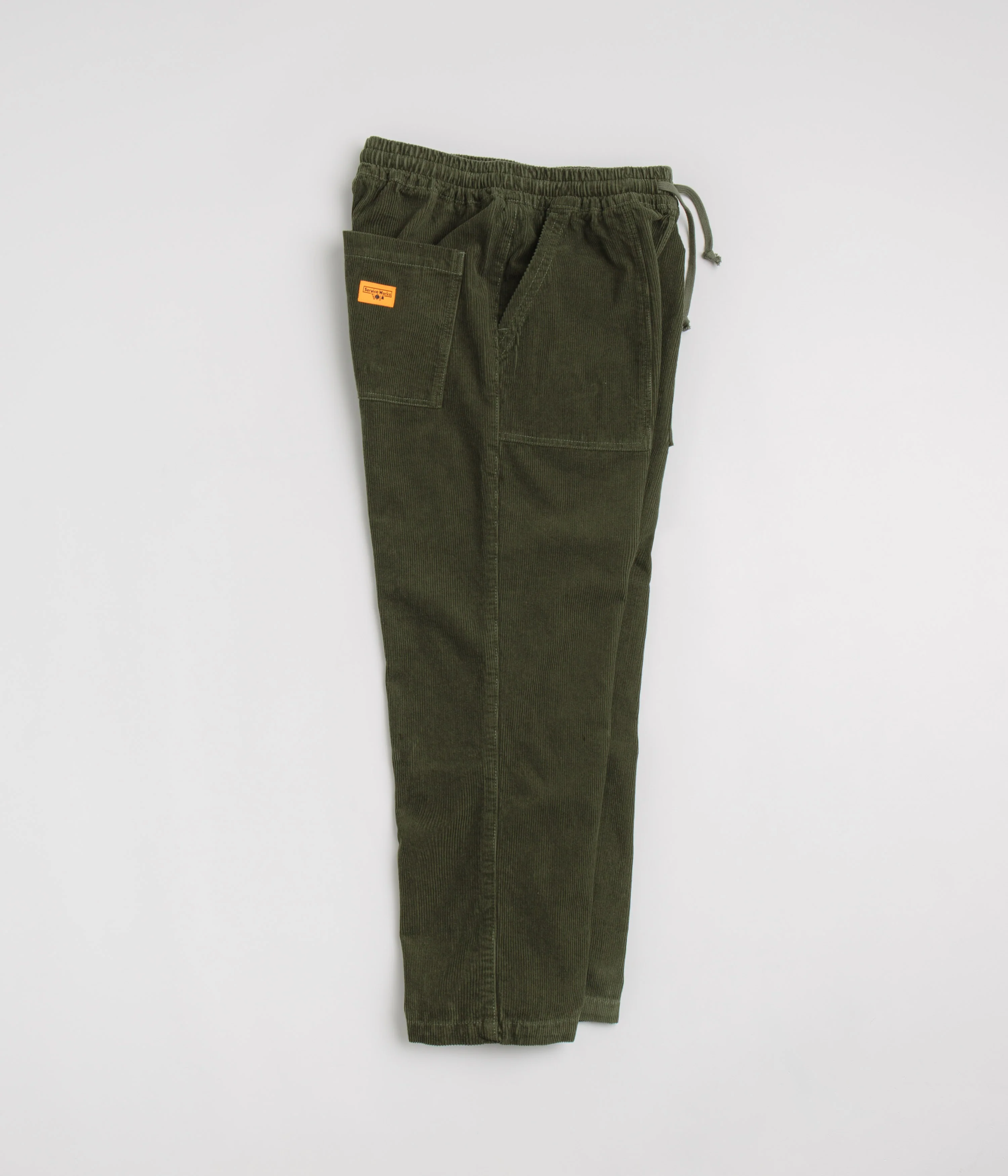 Service Works Classic Corduroy Chef Pants - Olive - Image 2