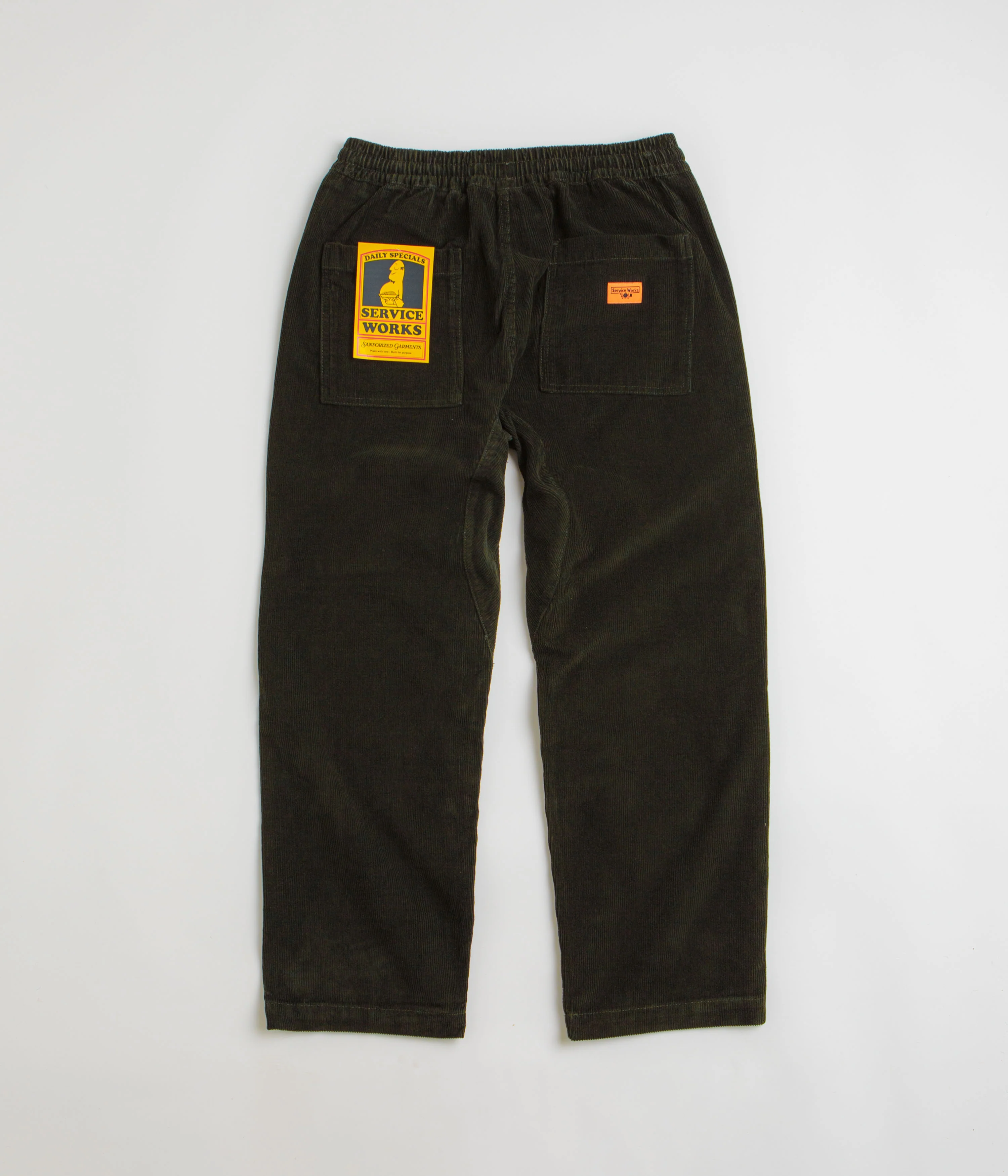 Service Works Corduroy Chef Pants - Coppice - Image 3