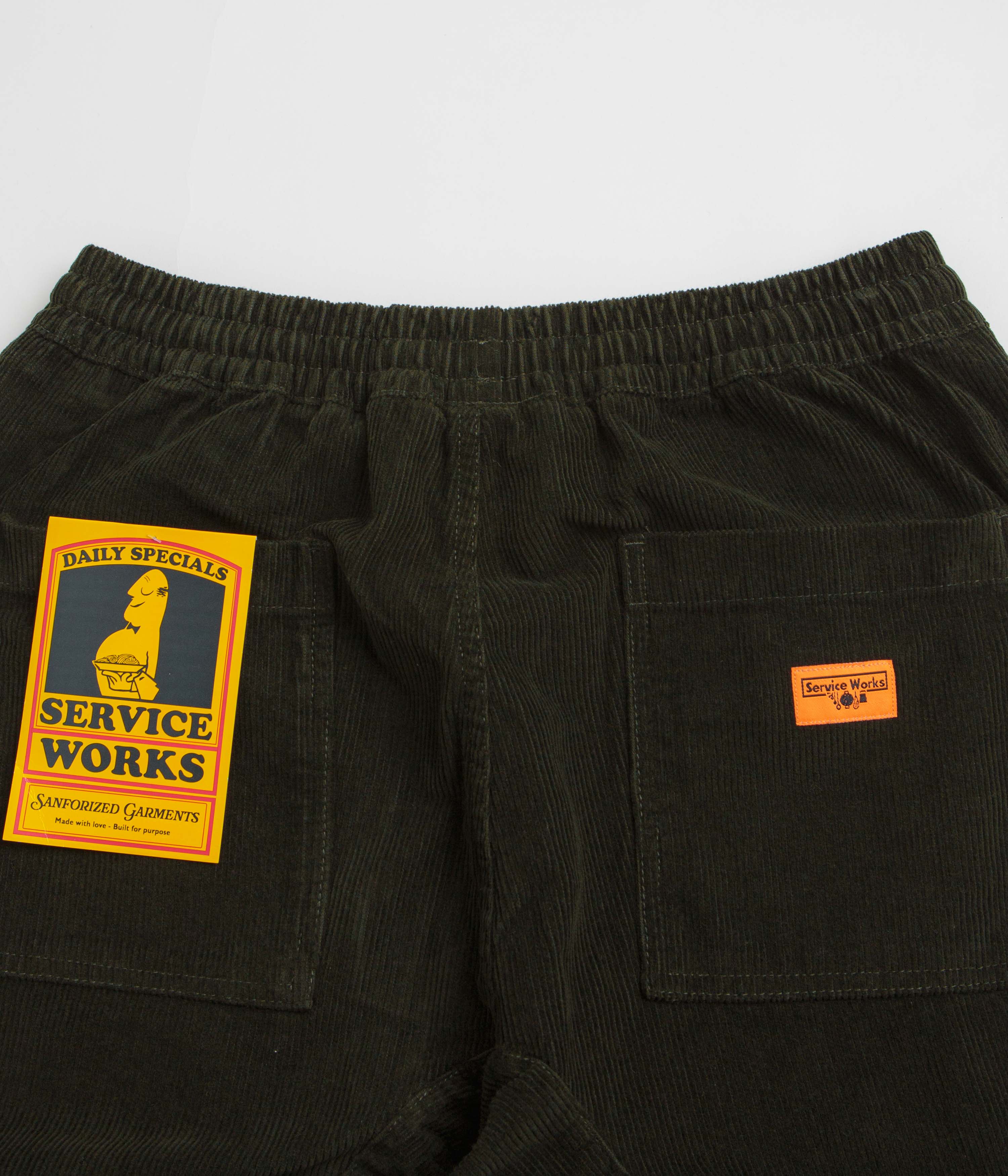 Service Works Corduroy Chef Pants - Coppice - Image 5