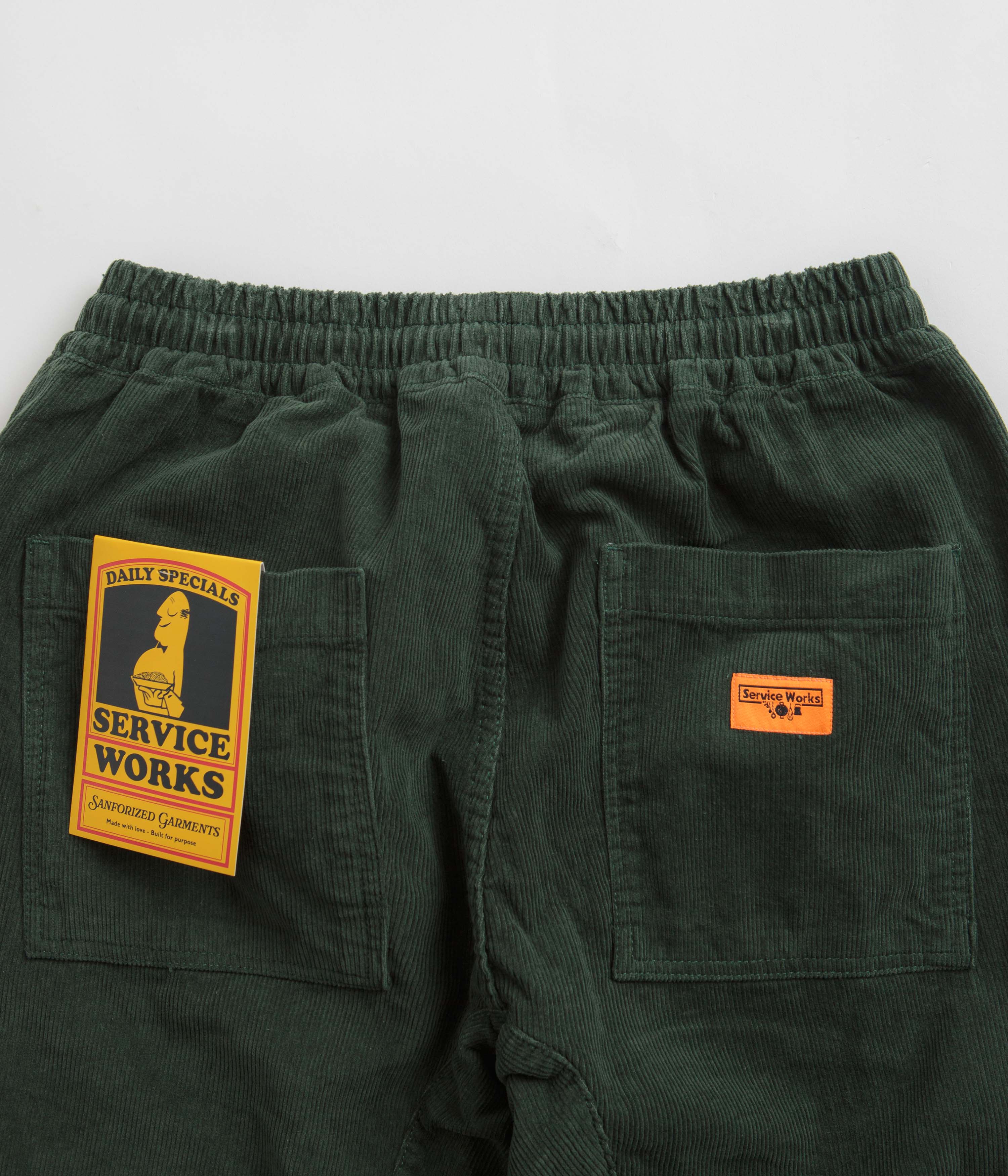 Service Works Corduroy Chef Pants - Forest - Image 5