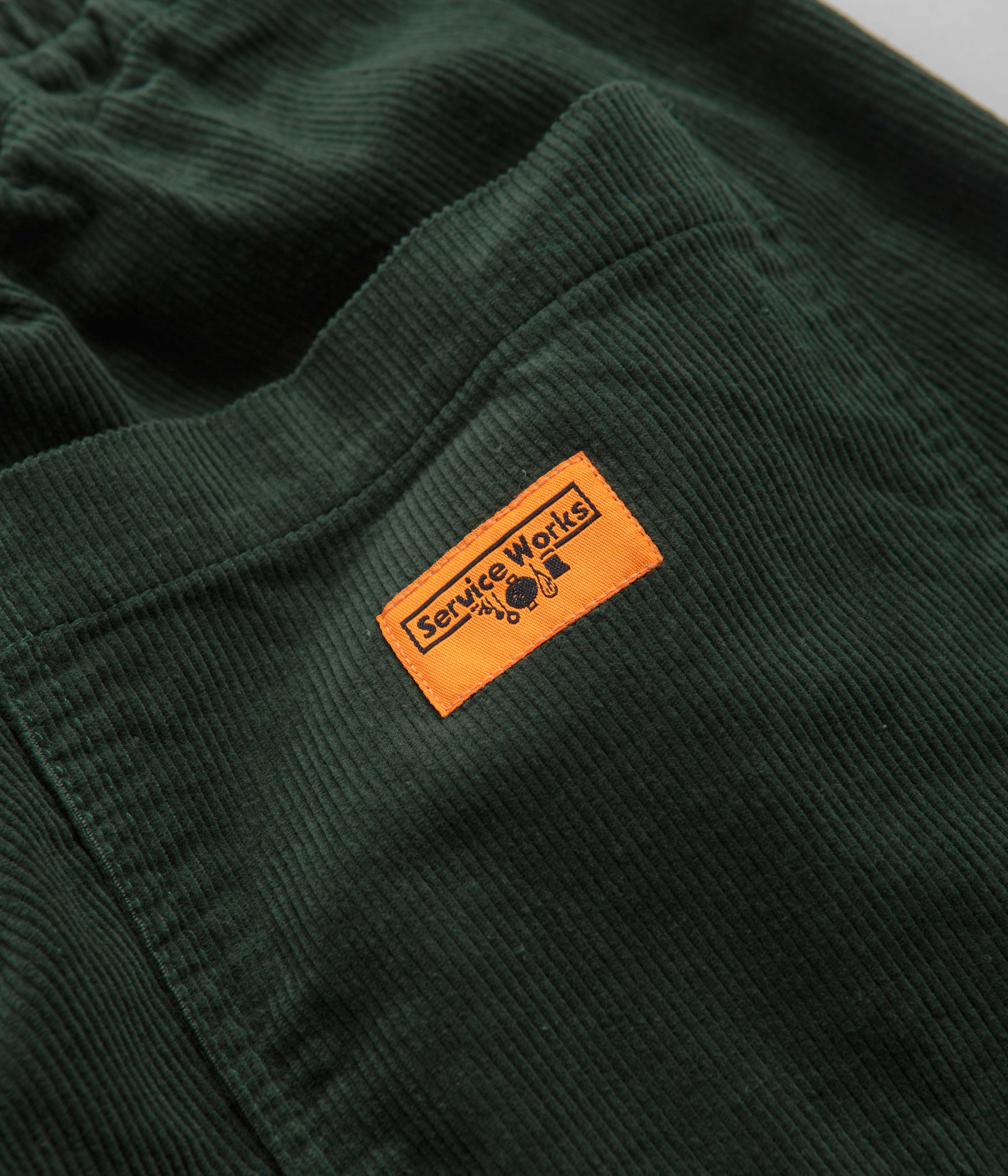 Service Works Corduroy Chef Pants - Forest - Image 6