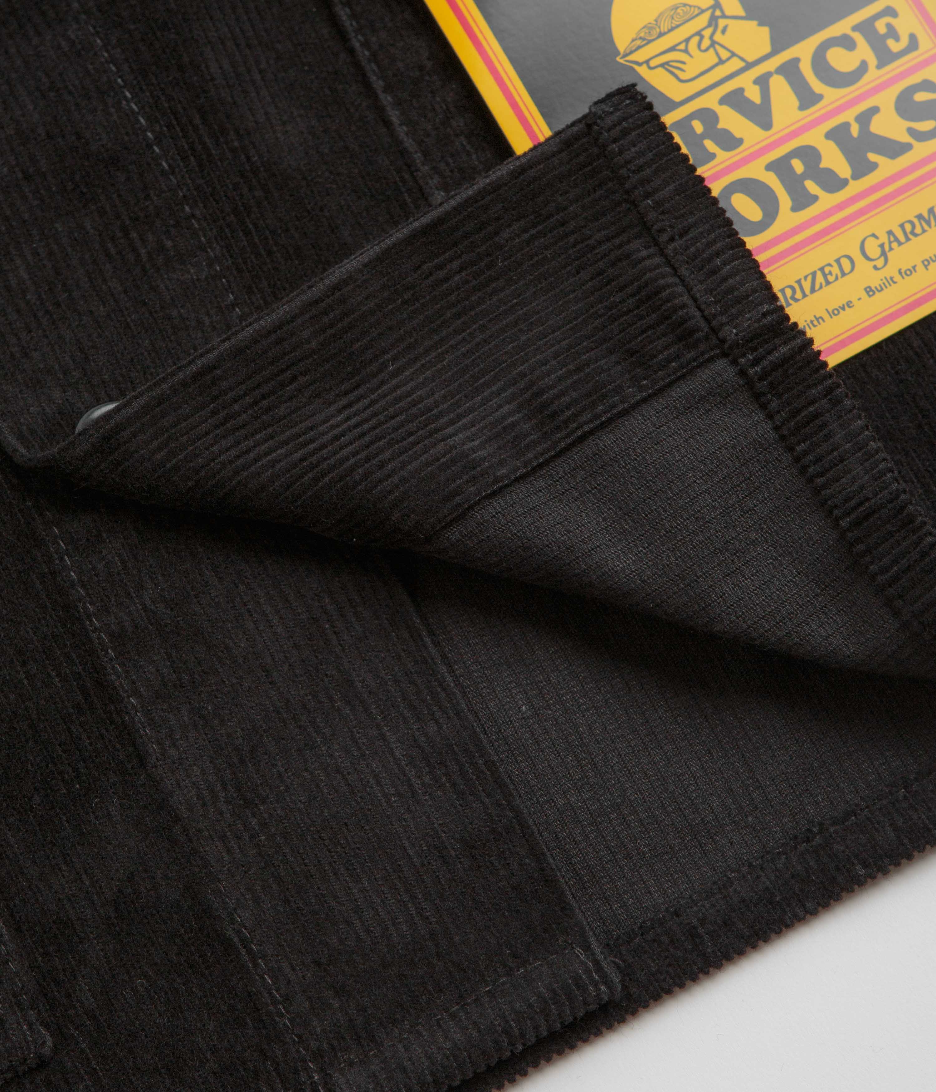 Service Works Corduroy Chore Shirt - Black - Image 5